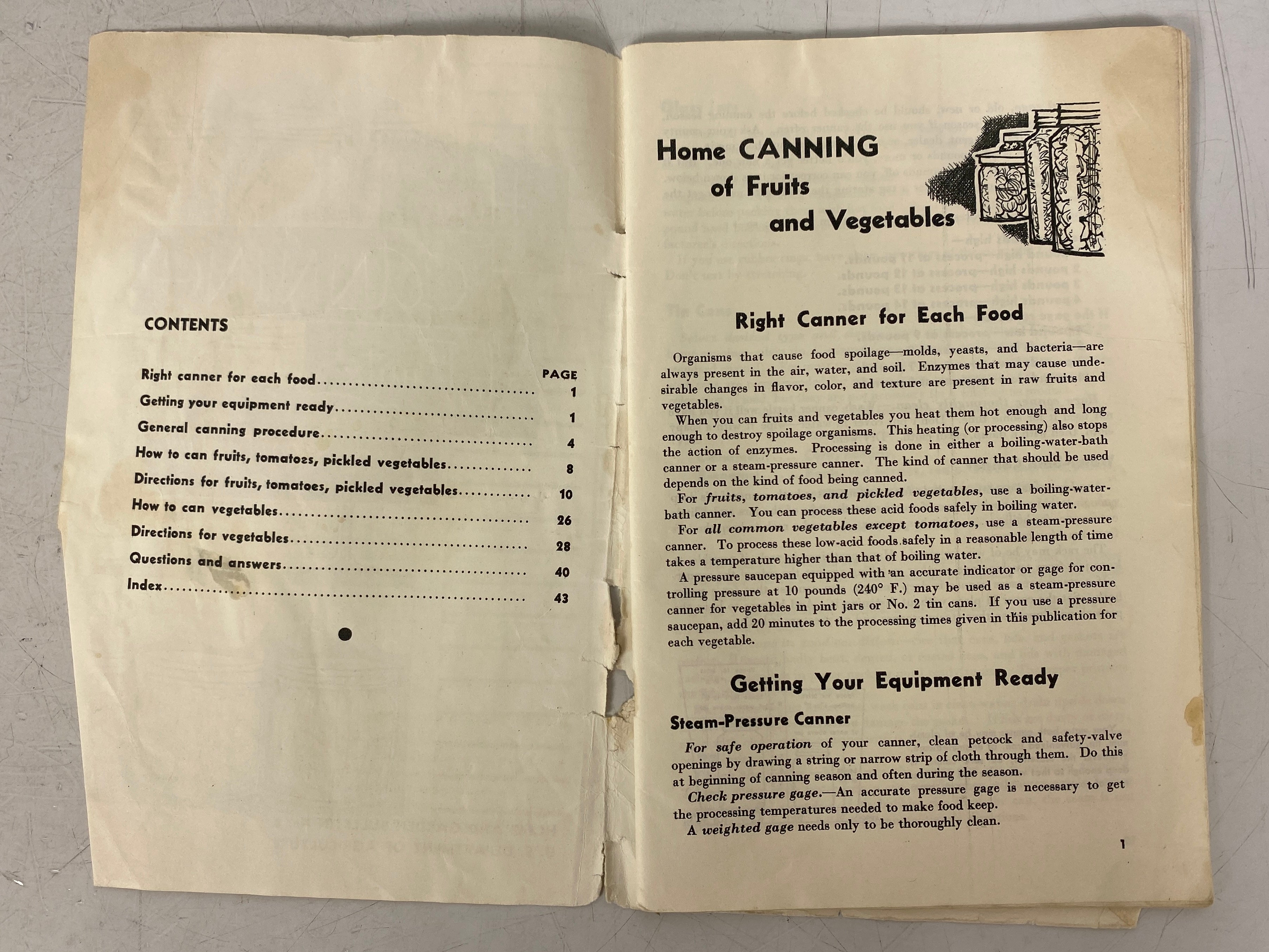 4 Vintage Home Canning: Kerr/General Foods/Parowax/USDA 1945-57 SC