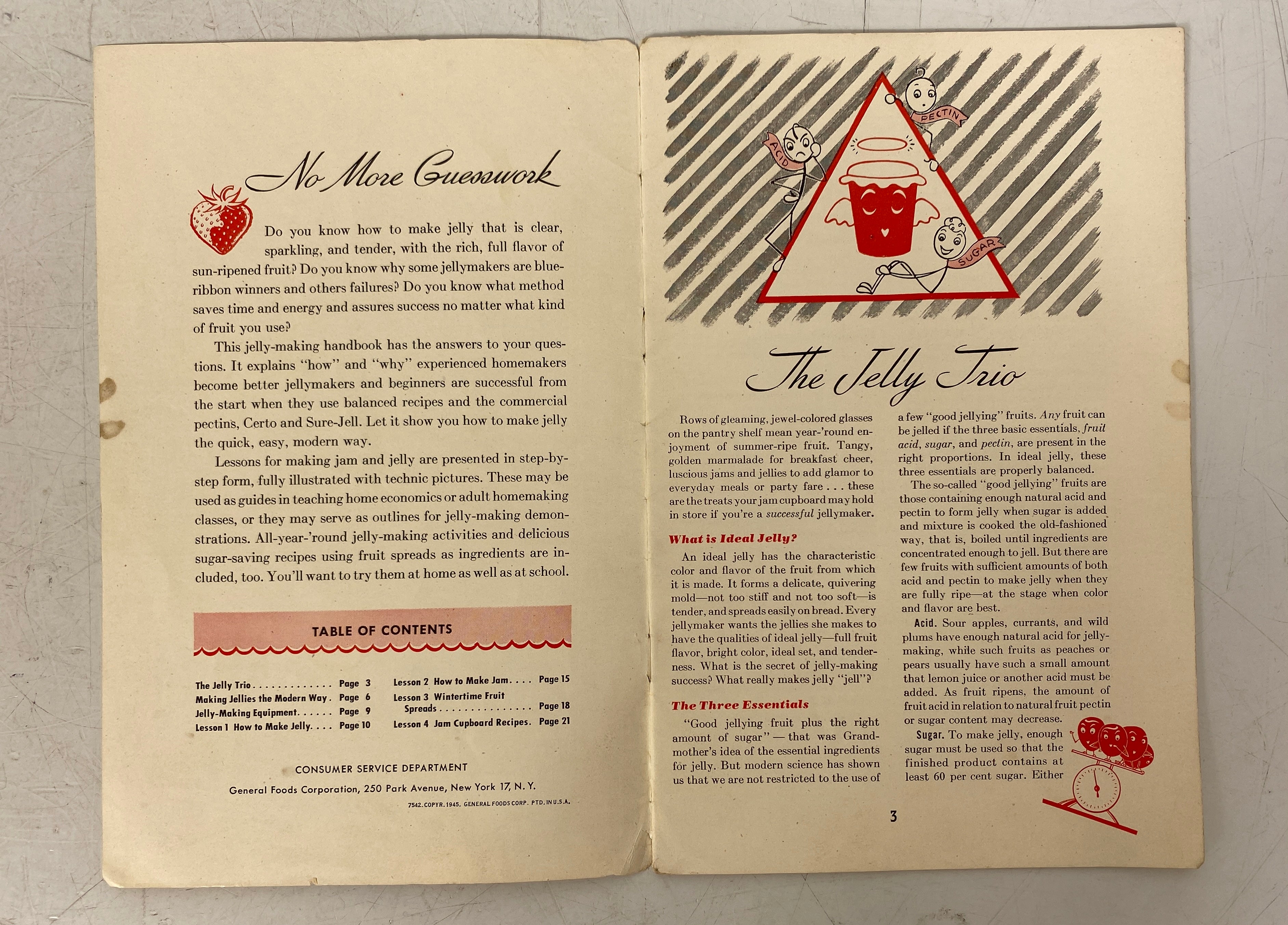 4 Vintage Home Canning: Kerr/General Foods/Parowax/USDA 1945-57 SC