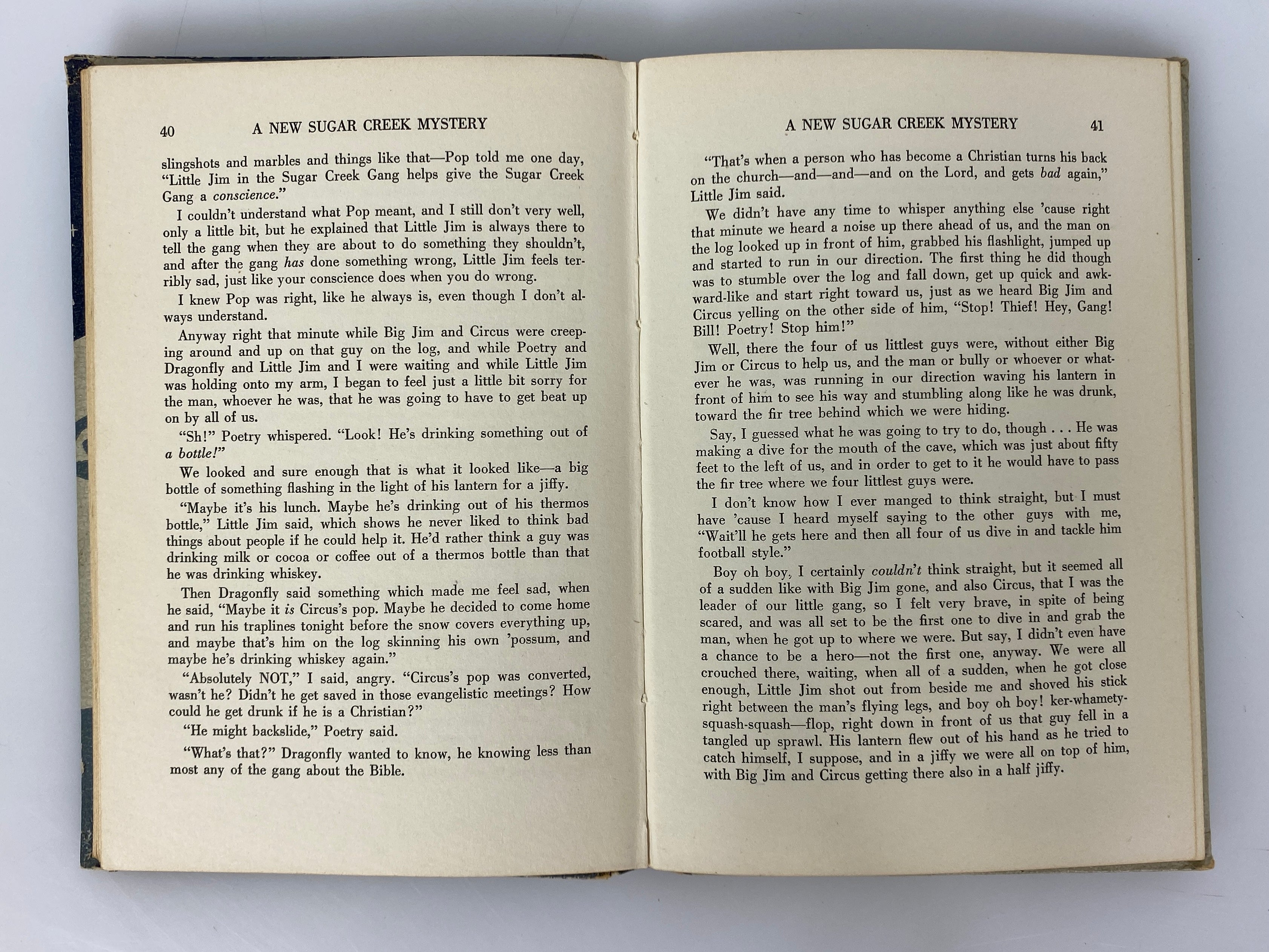 4 Vintage Sugar Creek Gang Books by Paul Hutchens 1945-1947 HC