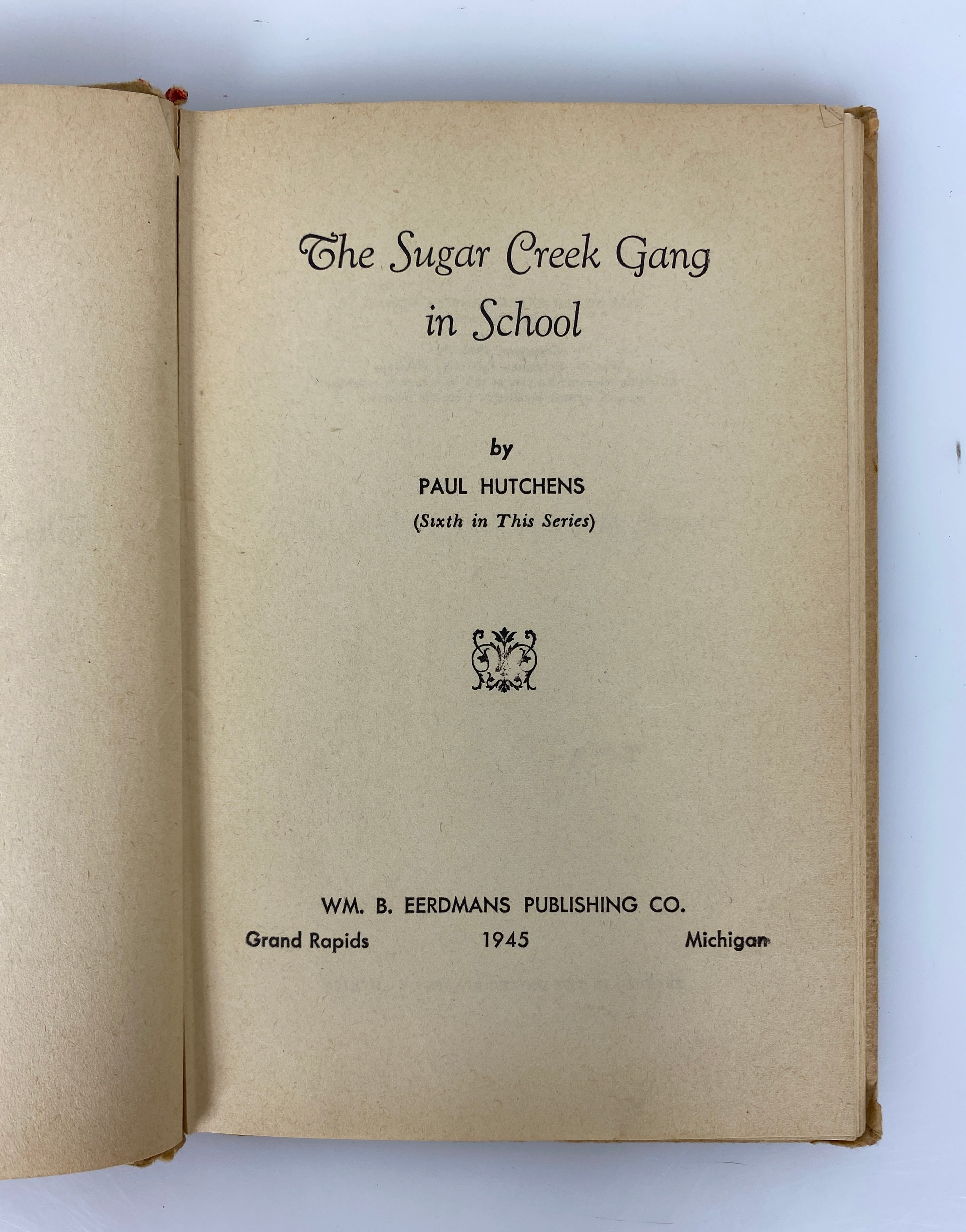 4 Vintage Sugar Creek Gang Books by Paul Hutchens 1945-1947 HC