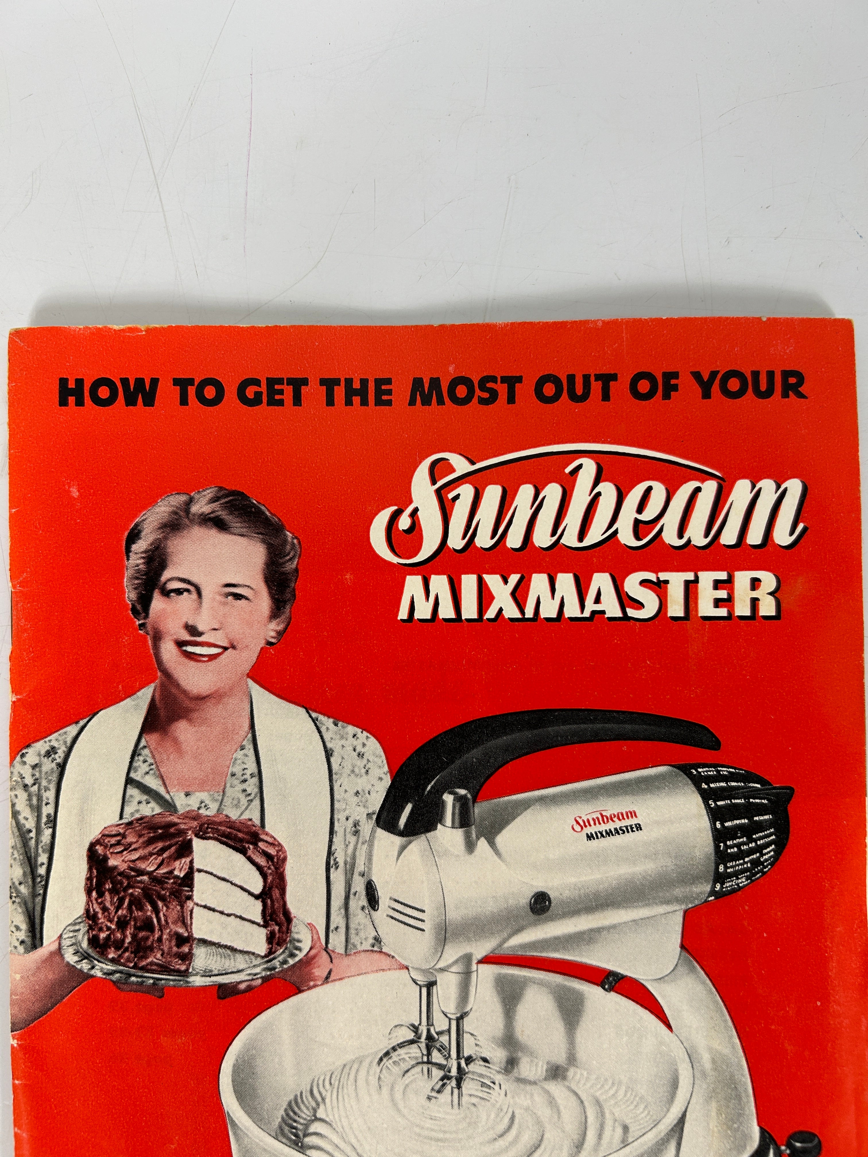 4 Vintage Sunbeam Mixmaster Hand Mixer Booklets w Recipes 1950-74 SC