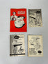 4 Vintage Sunbeam Mixmaster Hand Mixer Booklets w Recipes 1950-74 SC