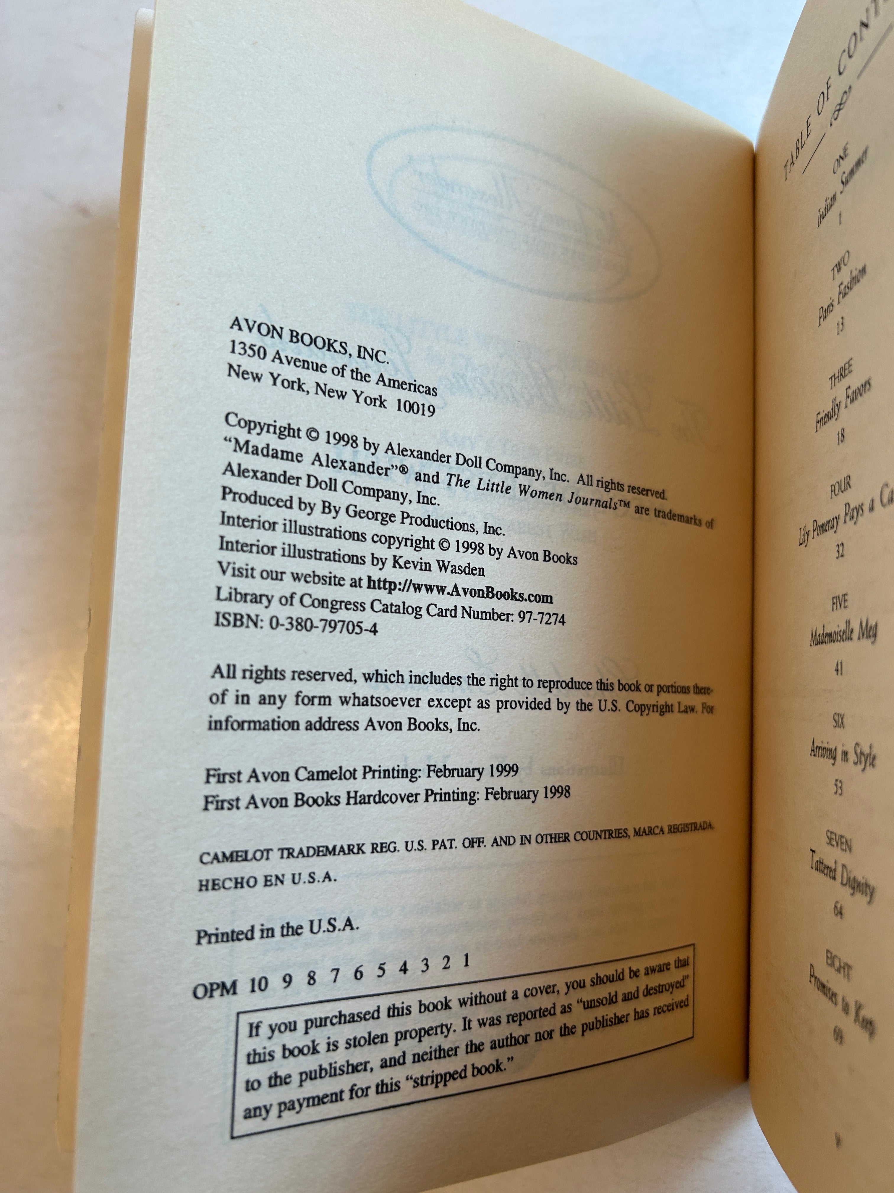 4 Vol Set Little Women Journals Charlotte Emerson Avon/Madam Alexander 1998-99