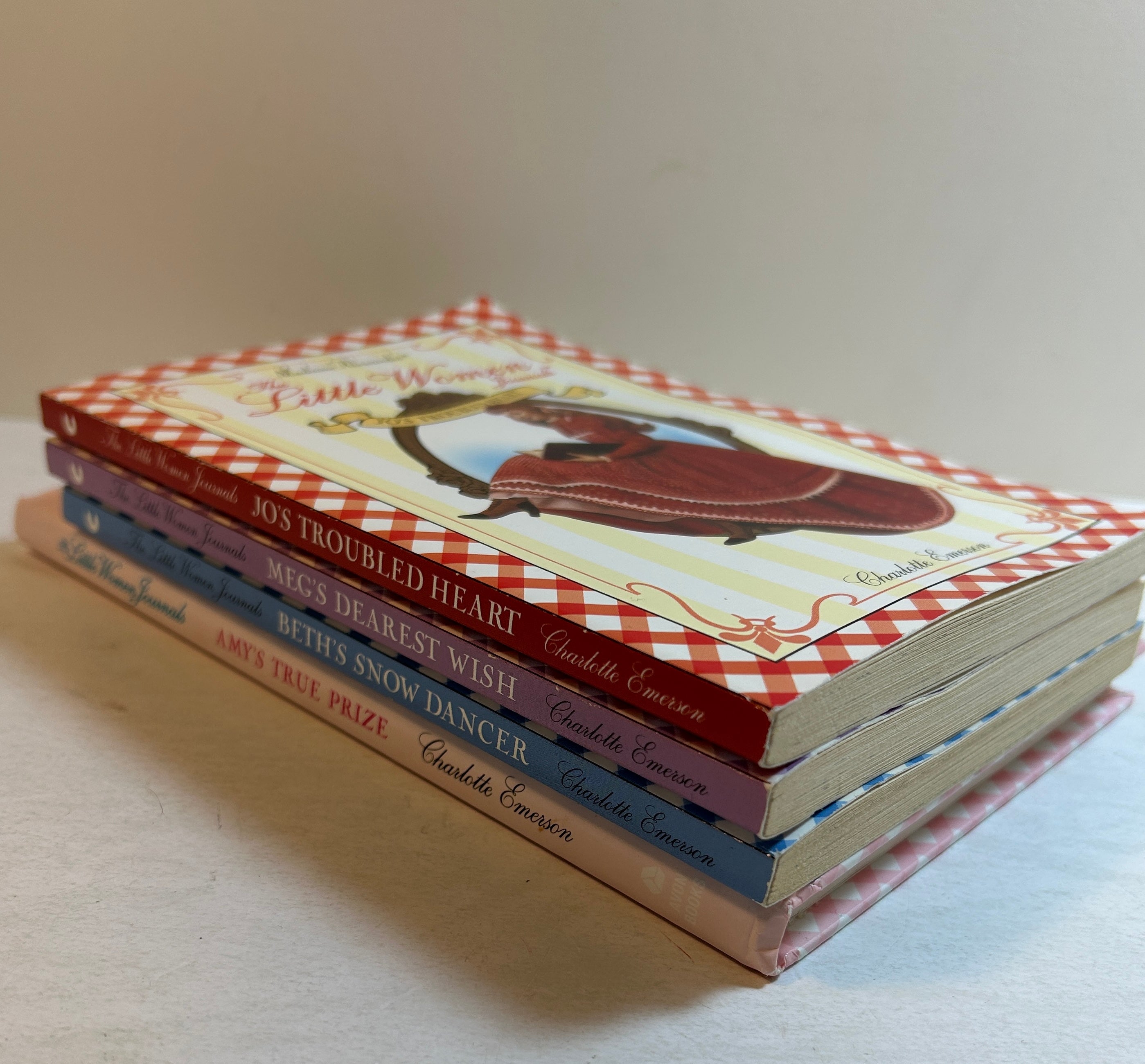 4 Vol Set Little Women Journals Charlotte Emerson Avon/Madam Alexander 1998-99