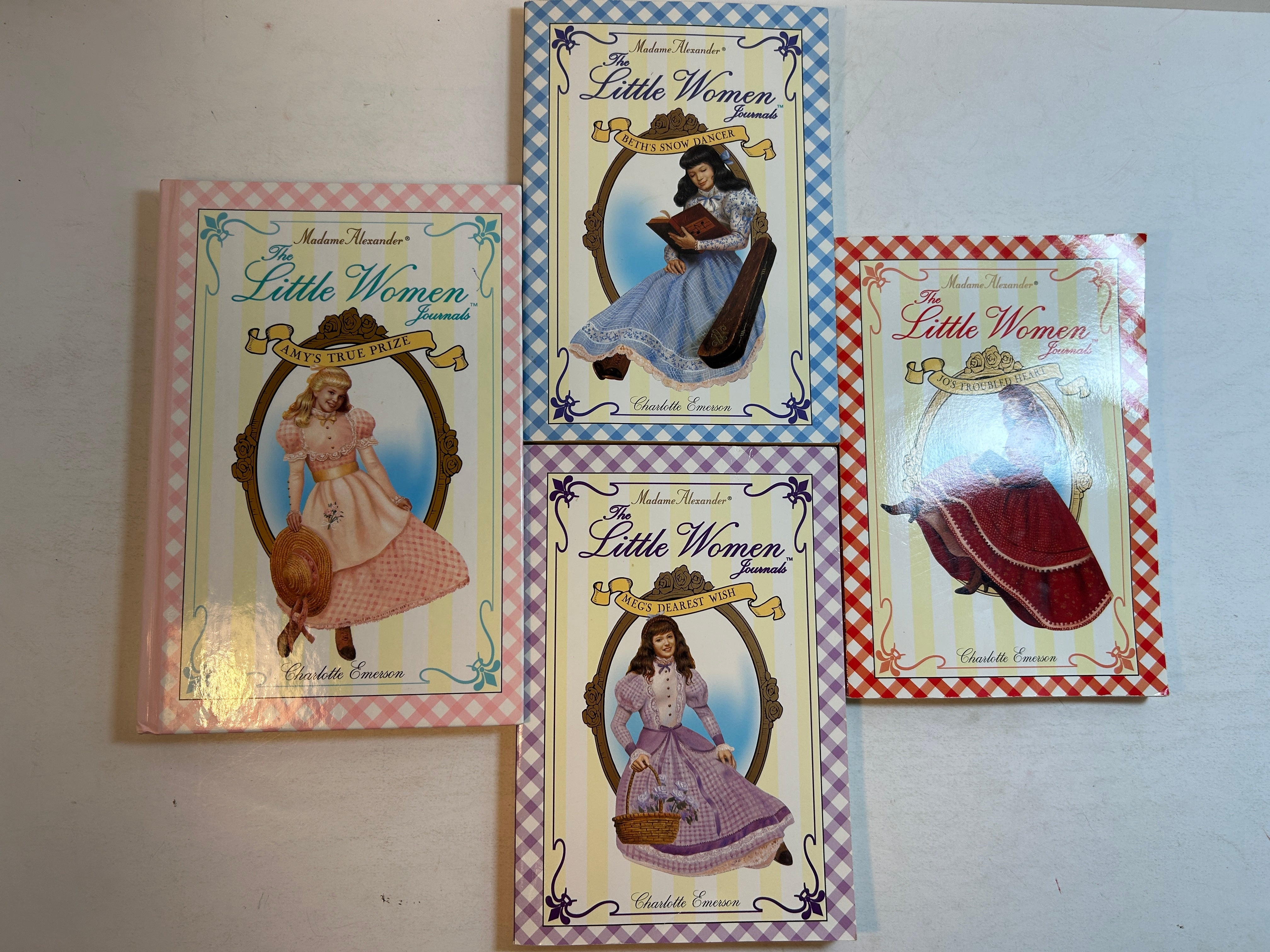 4 Vol Set Little Women Journals Charlotte Emerson Avon/Madam Alexander 1998-99