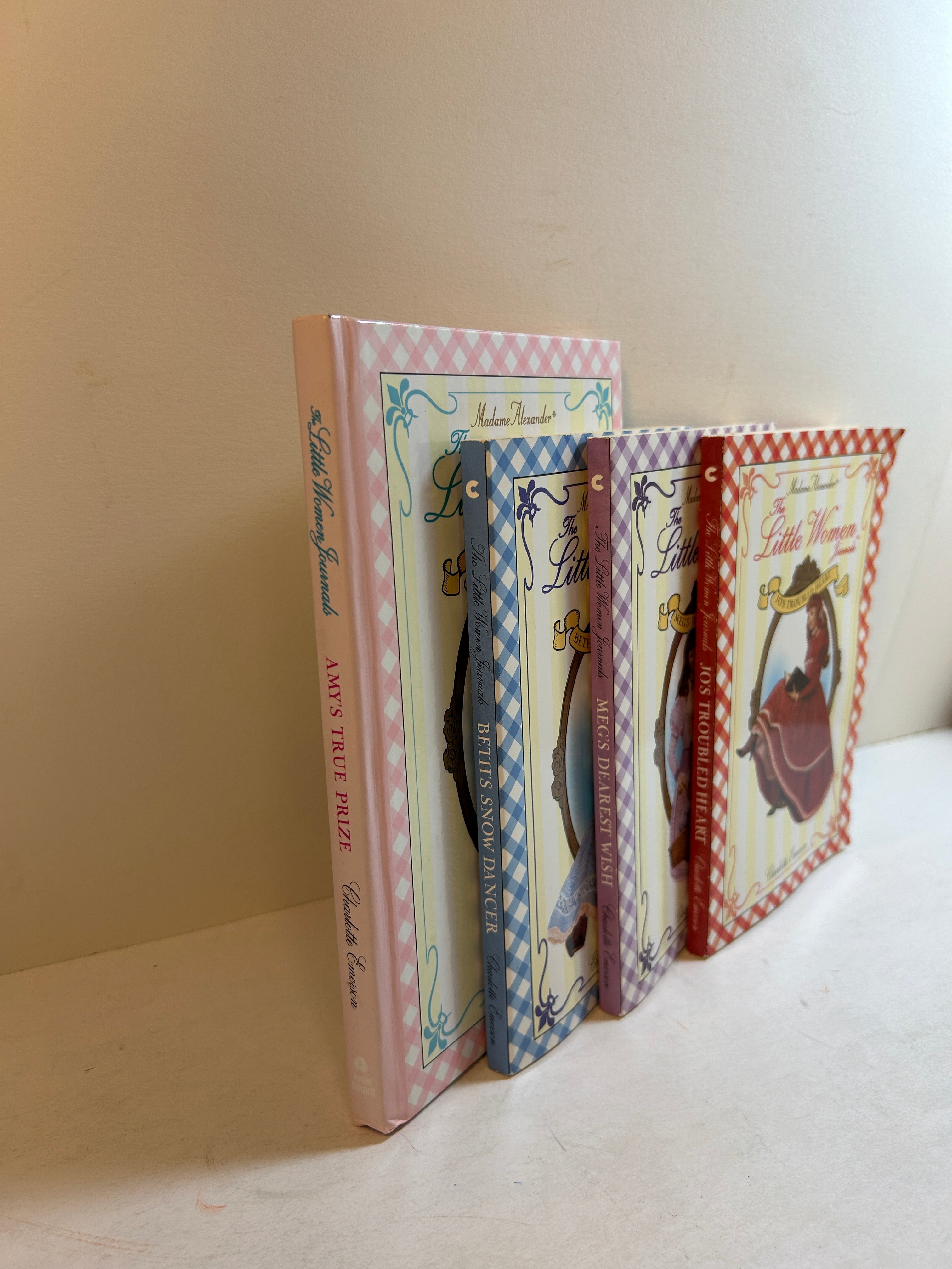 4 Vol Set Little Women Journals Charlotte Emerson Avon/Madam Alexander 1998-99