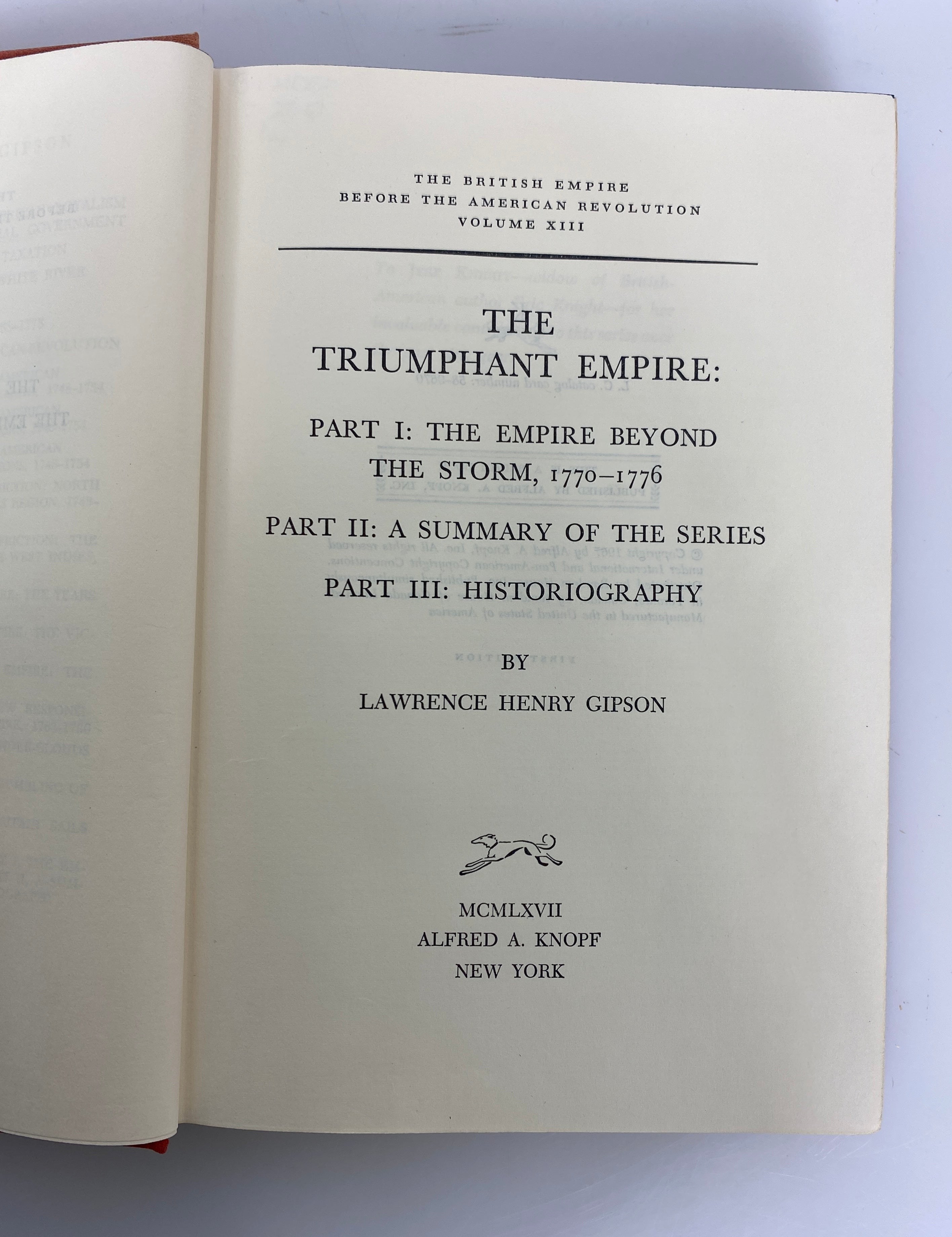 4 Vols: British Empire Before the American Revolution 11-13,15 Ex-Library HC