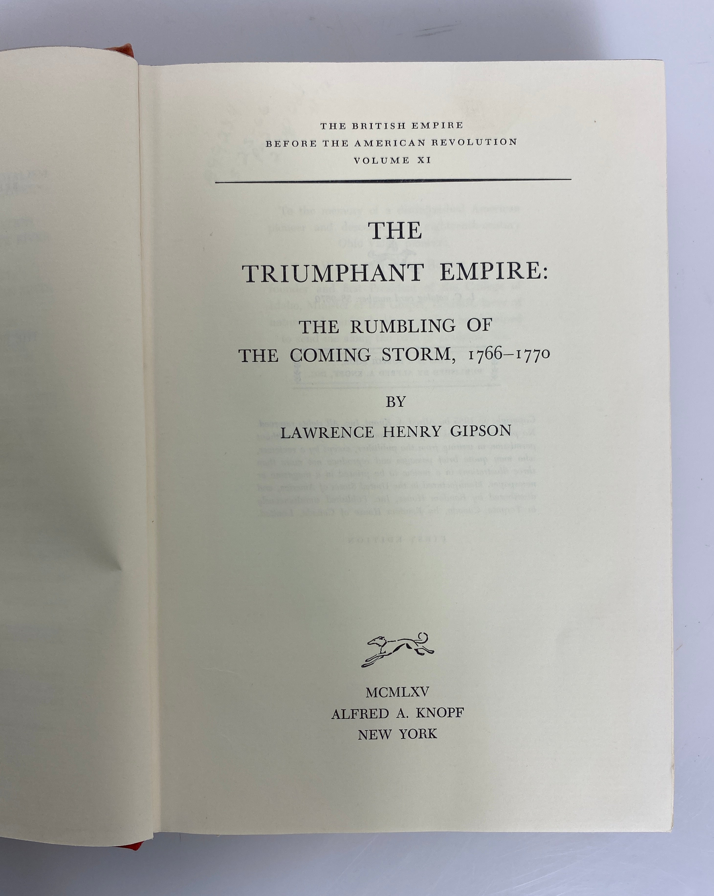 4 Vols: British Empire Before the American Revolution 11-13,15 Ex-Library HC