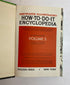 4 Vols: Mechanix Illustrated How To Do It Encyclopedia (3-5, 7) 1961 Vintage HC