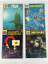 4 Vols The How & Why Wonder Books Electricity, Fish, Dinosaur, Magnet 1960-75 SC