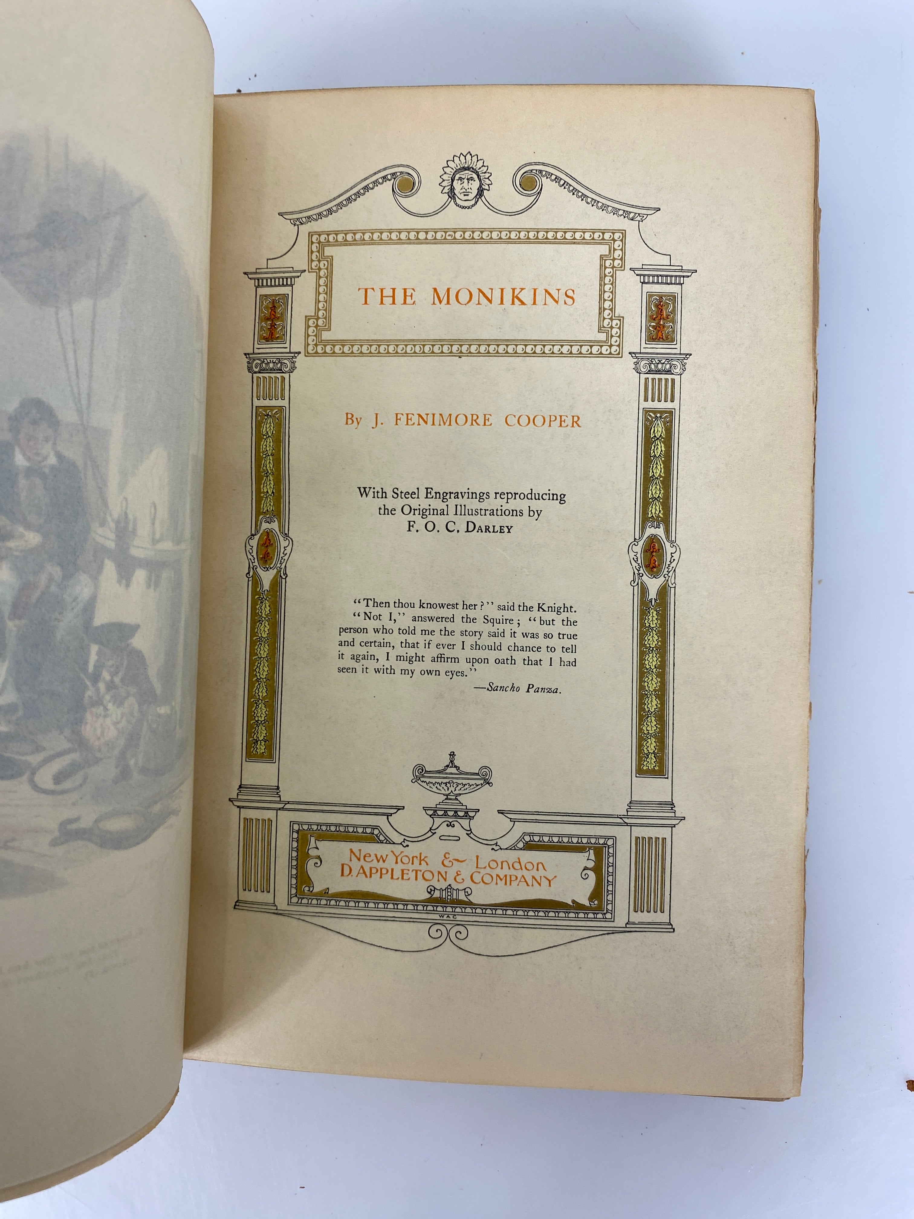 4 Volumes Cooper's Novels Limited Mohican Edition 183/250 Appleton Antique HC