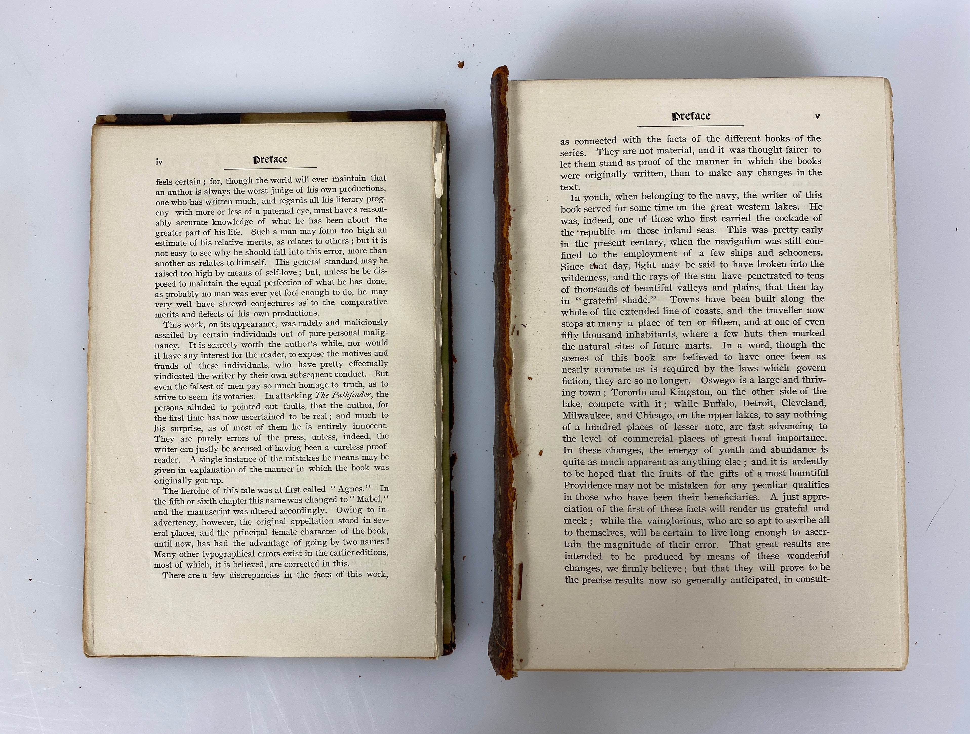 4 Volumes Cooper's Novels Limited Mohican Edition 183/250 Appleton Antique HC