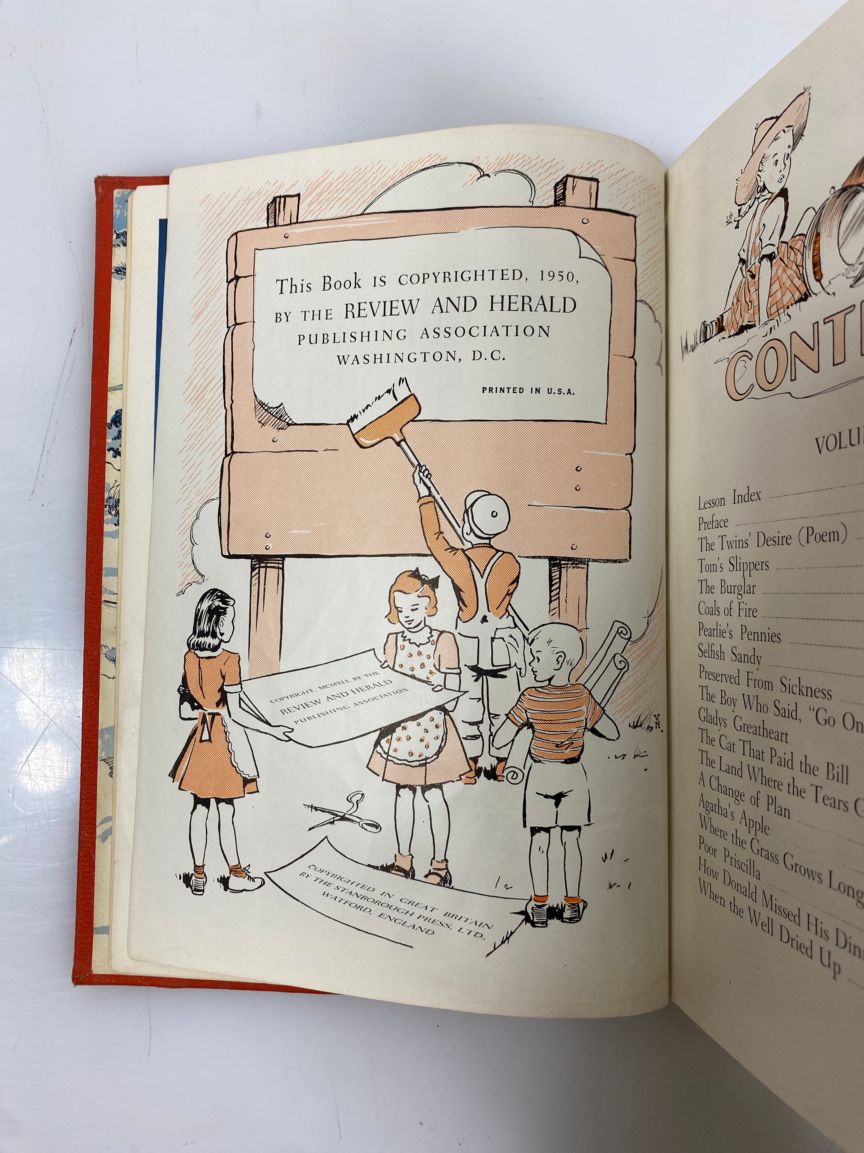 4 Volumes Uncle Arthur's Bedtime Stories (1,2,4,5) 1950 Vintage HC