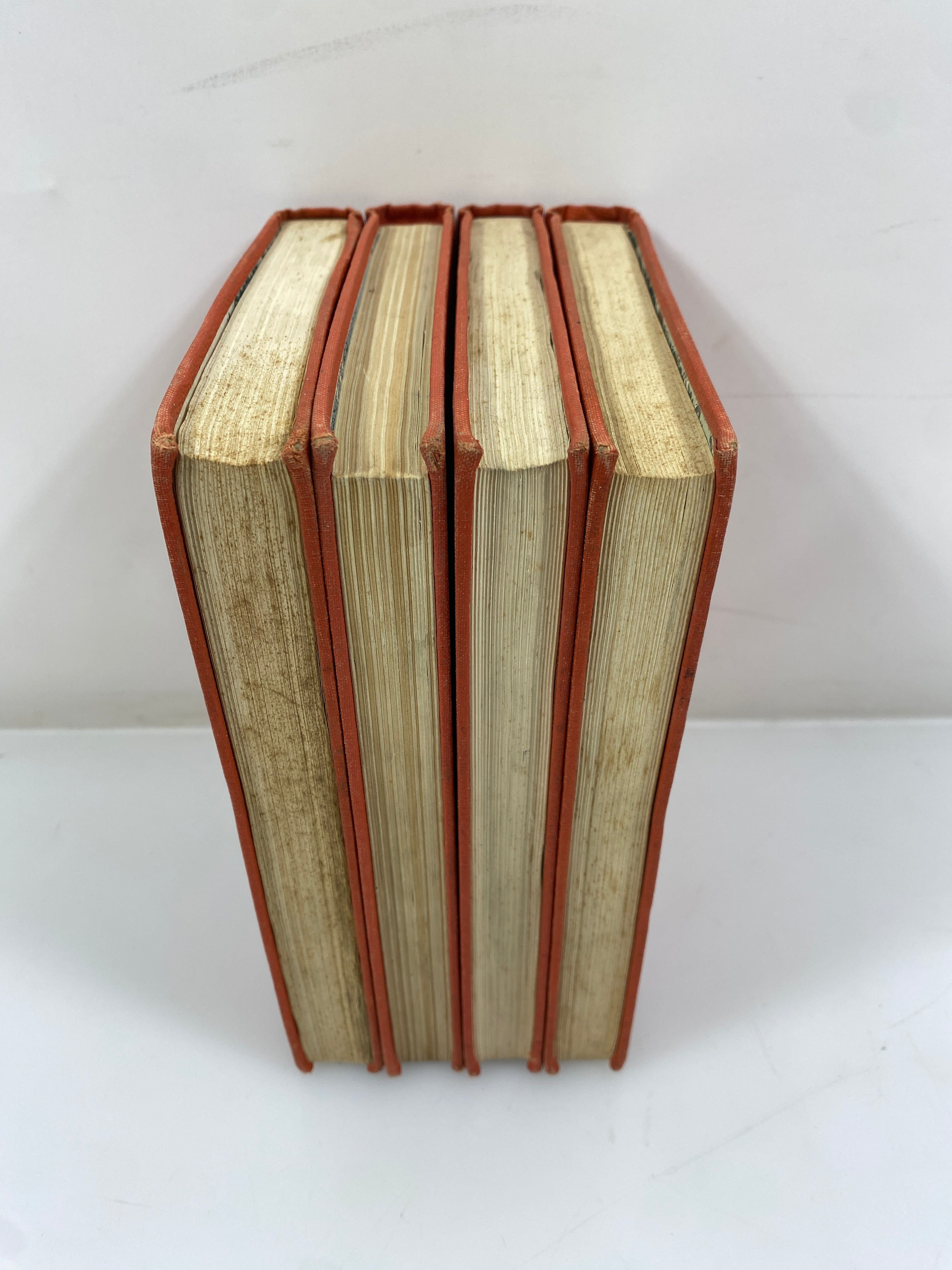 4 Volumes Uncle Arthur's Bedtime Stories (1,2,4,5) 1950 Vintage HC