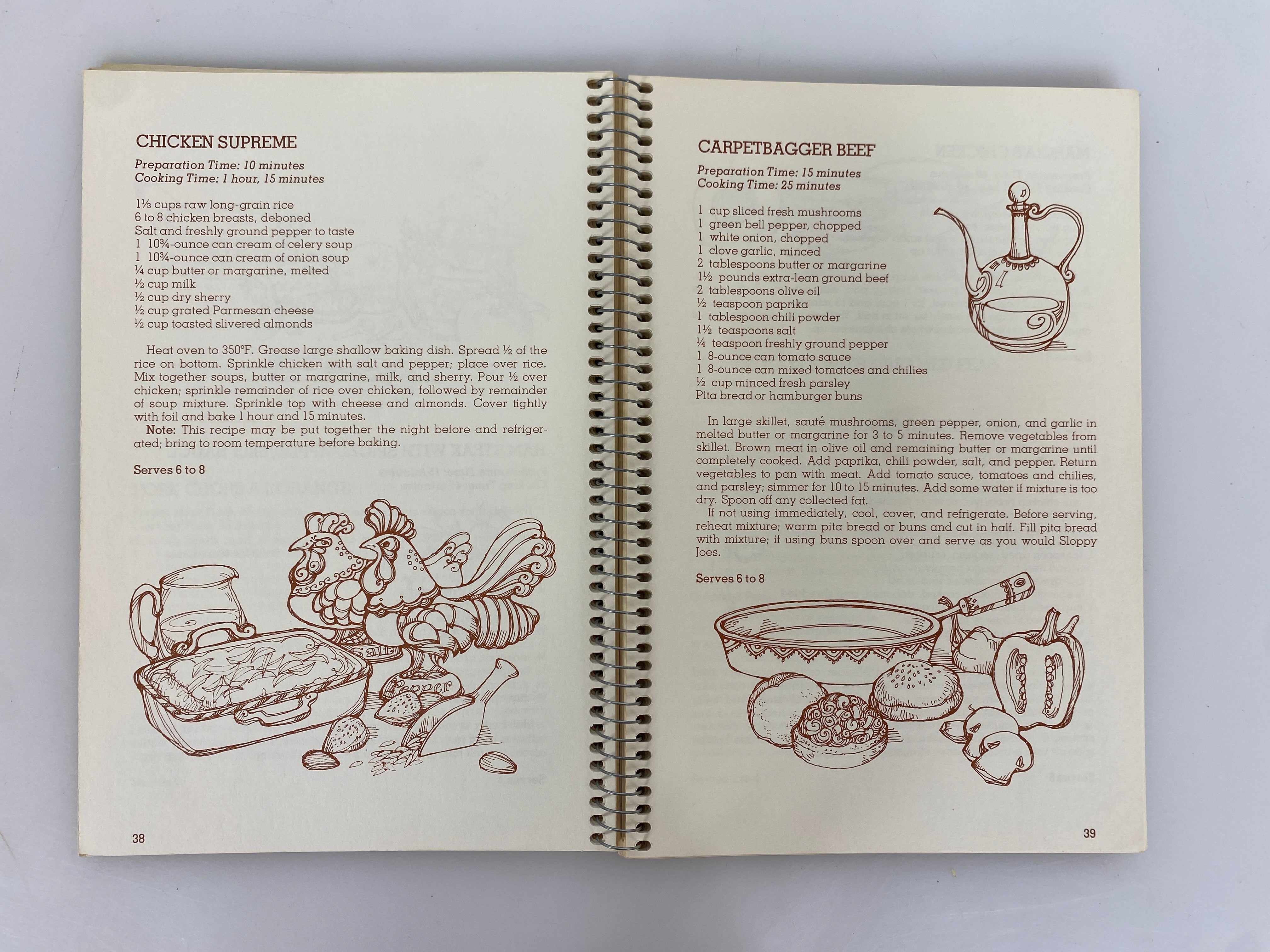 4 Vtg Cookbooks: Campbell's/American Gas/Current Inc/Home Economics Teachers