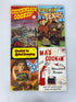 4 Vtg Cookbooks: Chuckwagon/Ma's Cookin'/Cookin' in TX/Rebel Country 1972-75 SC