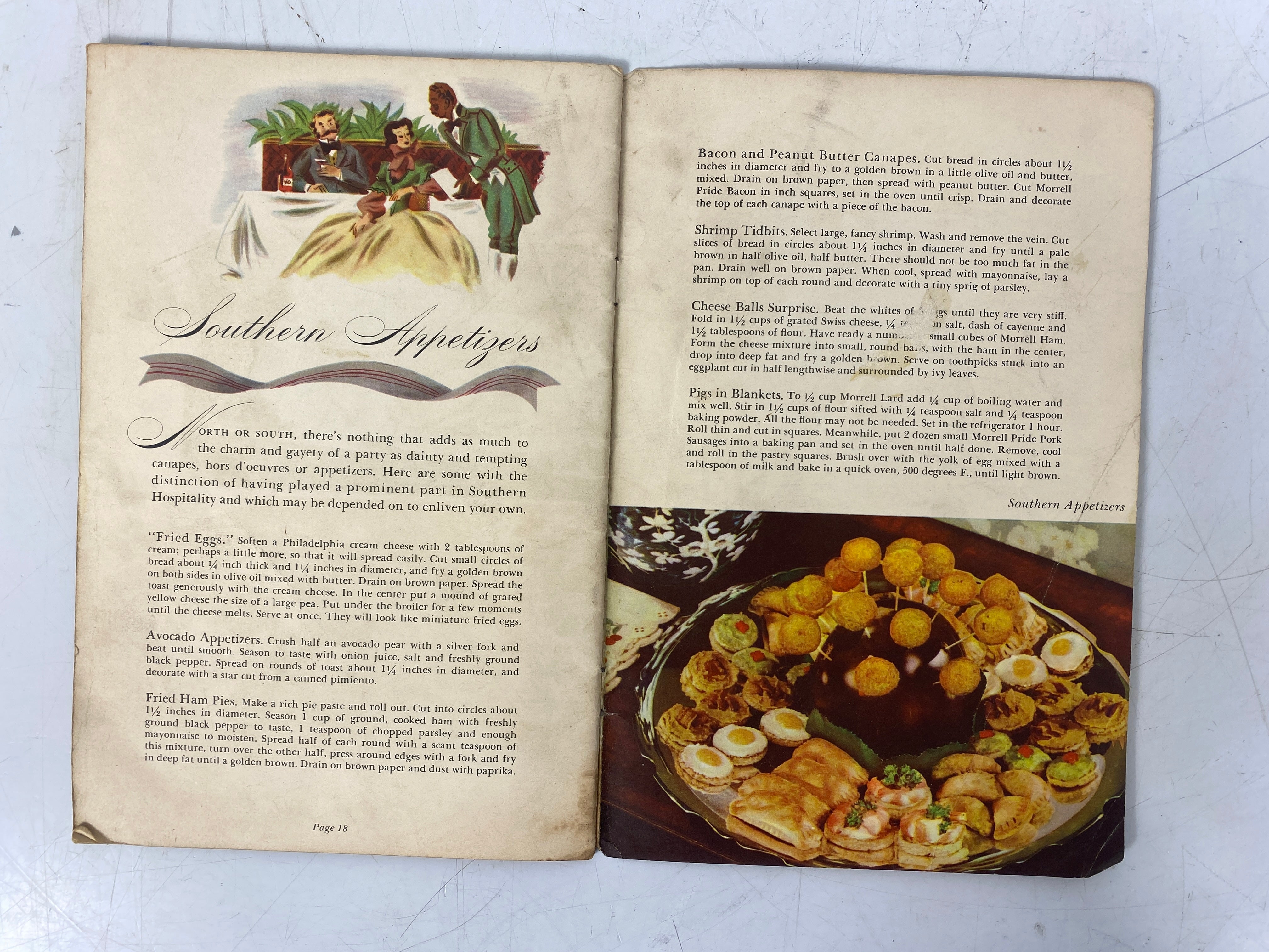 4 Vtg Recipe Booklets: Kingan's Meats/Armour Pork/Recipes of the Old South SC
