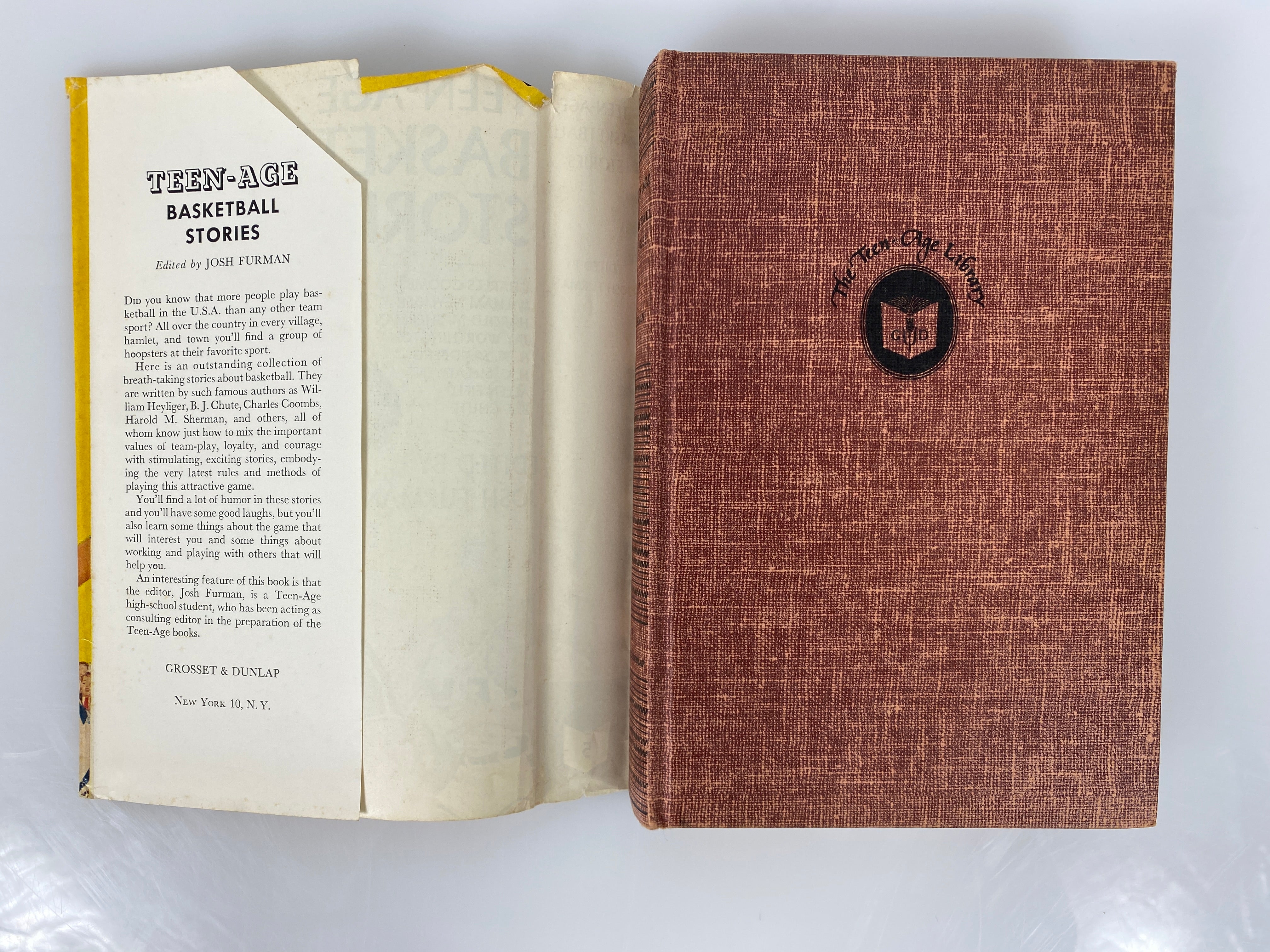 4 Vtg Vols incl Rebel Halfback/Baseball is a Funny Game/Bronc Burnett 1947-60 HC