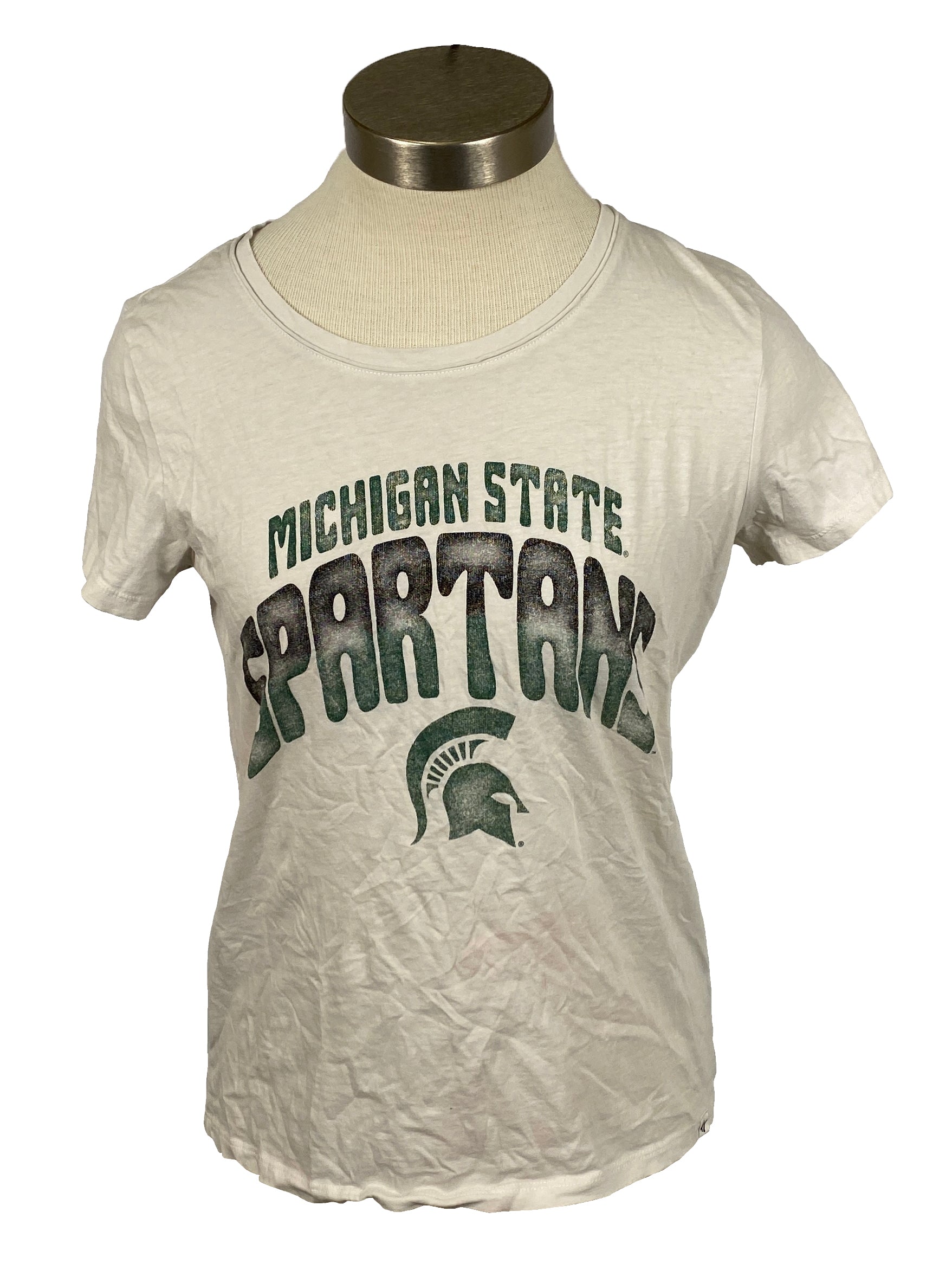 '47 Brand White MSU T-Shirt Women's Size S