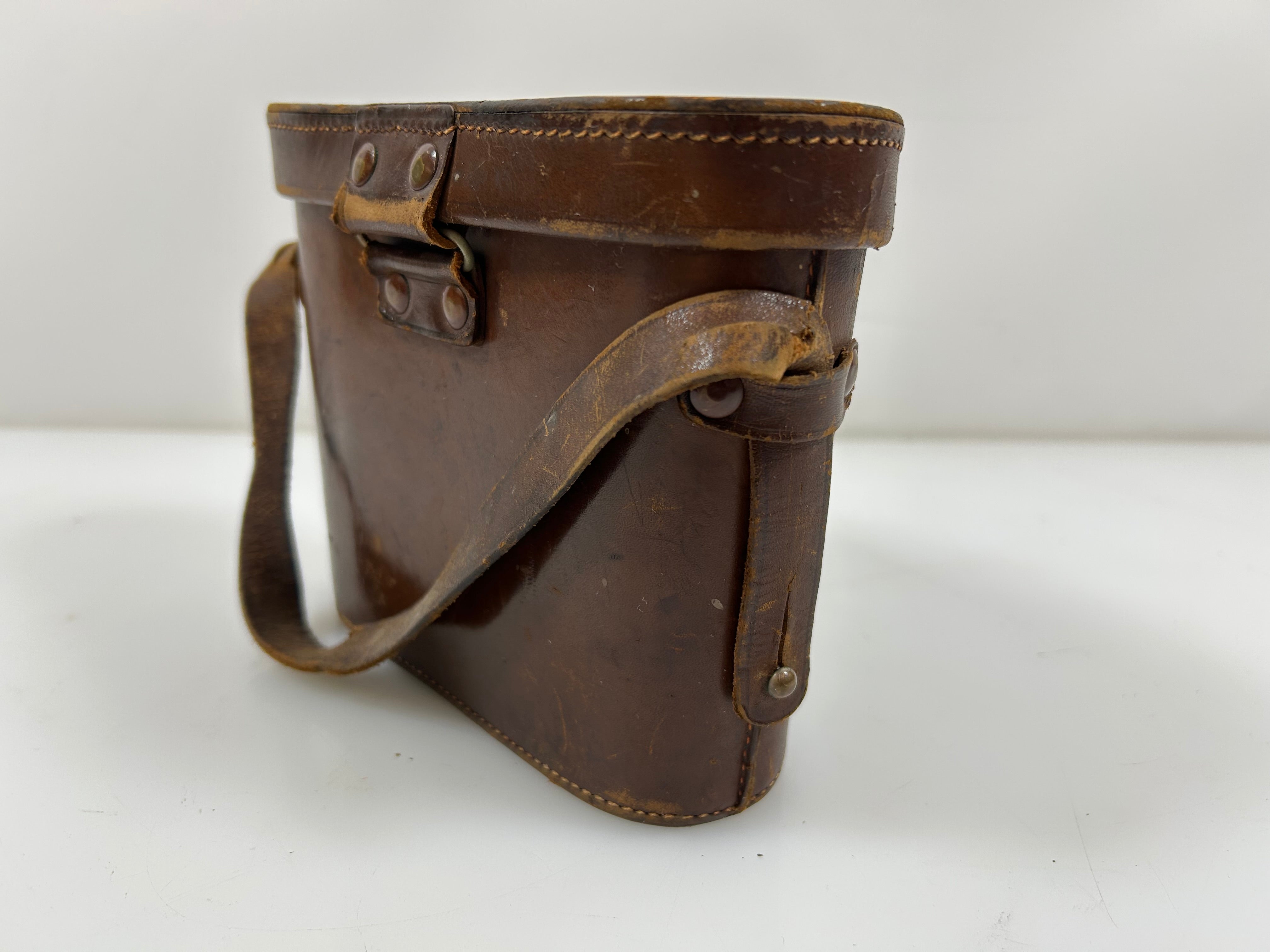 Carl Zeiss Vintage Brown Leather Binocular Case
