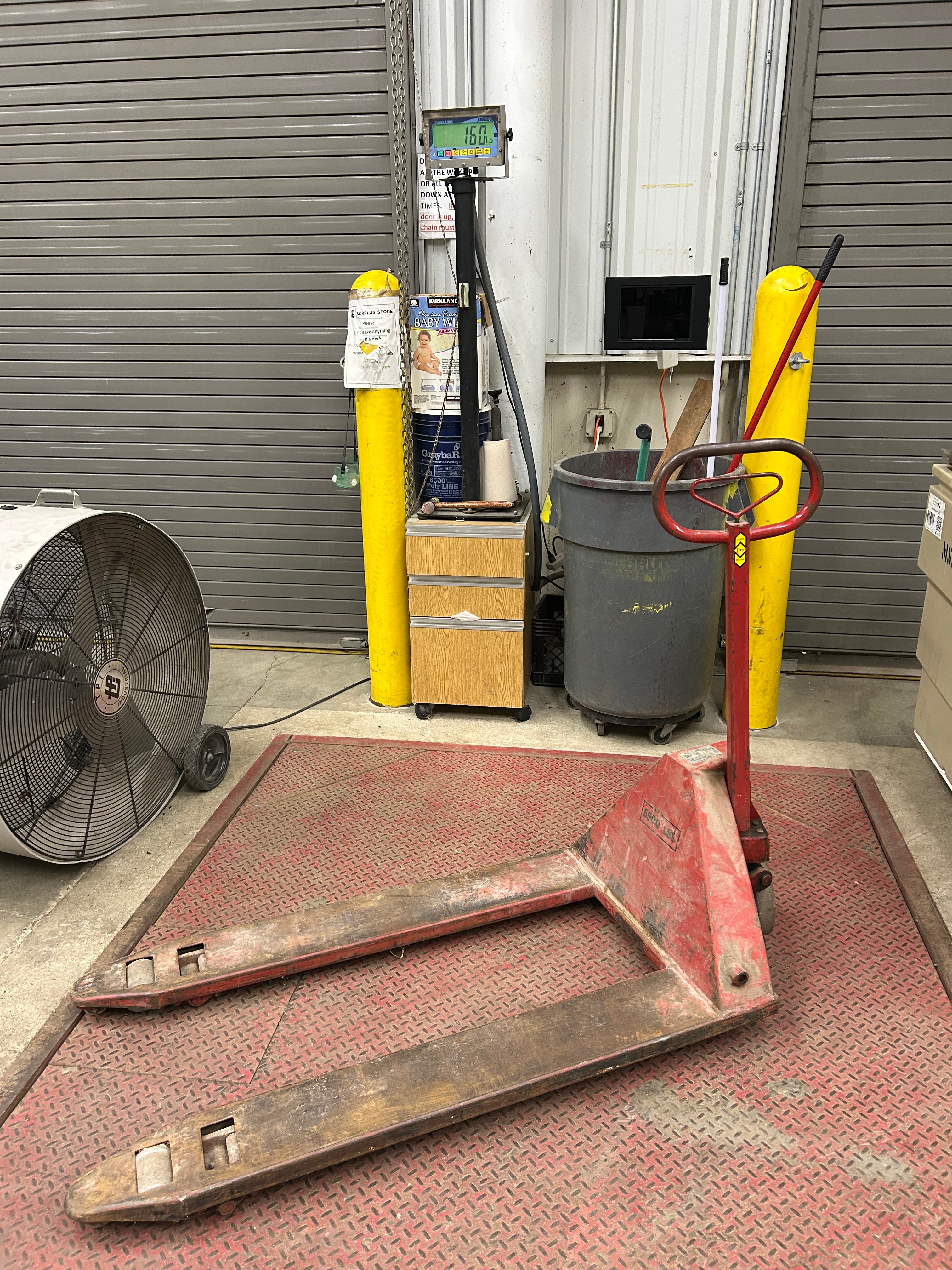 Red Pallet Jack *Parts or Repair*