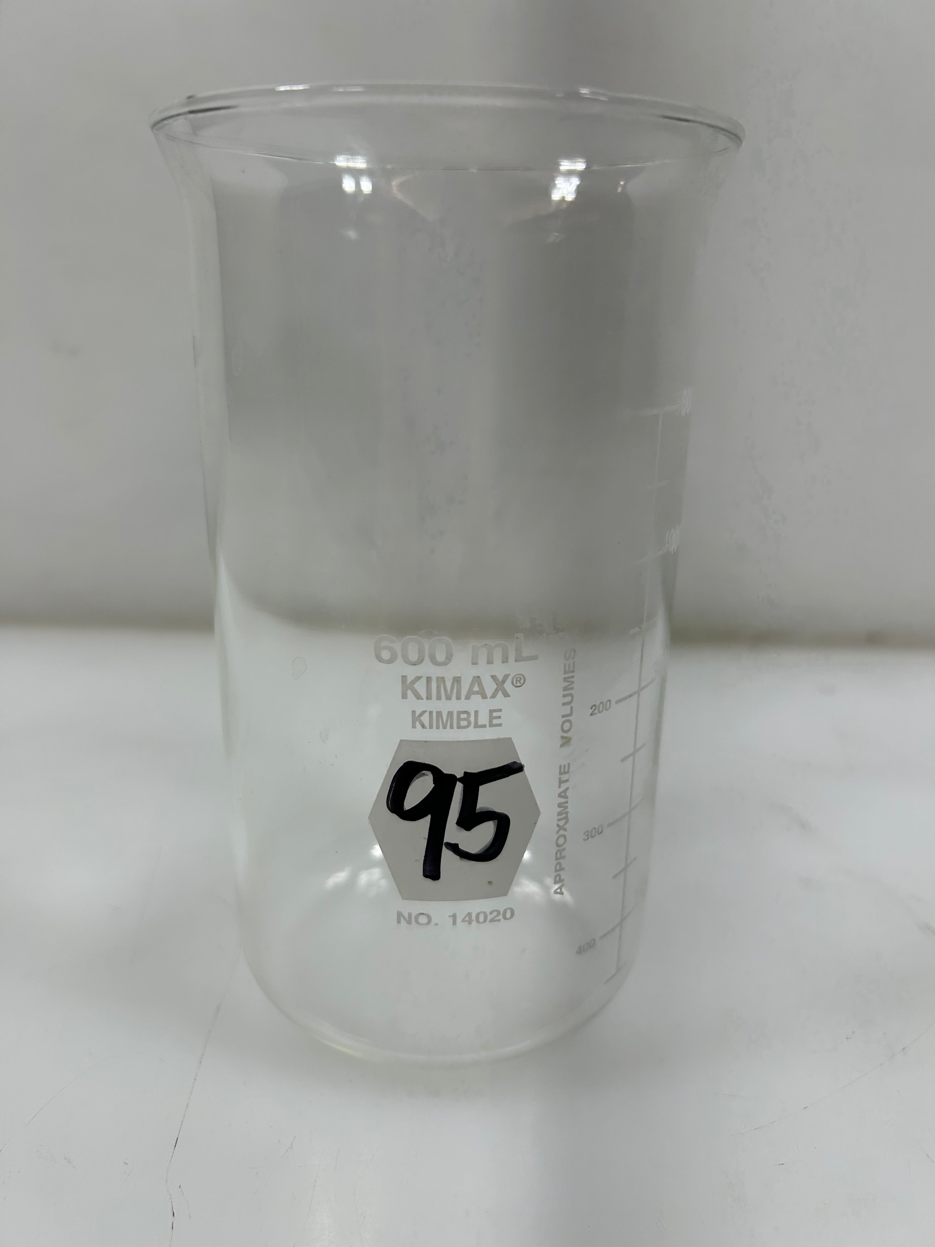 Kimble KIMAX 600mL Tall Form Berzelius Beaker