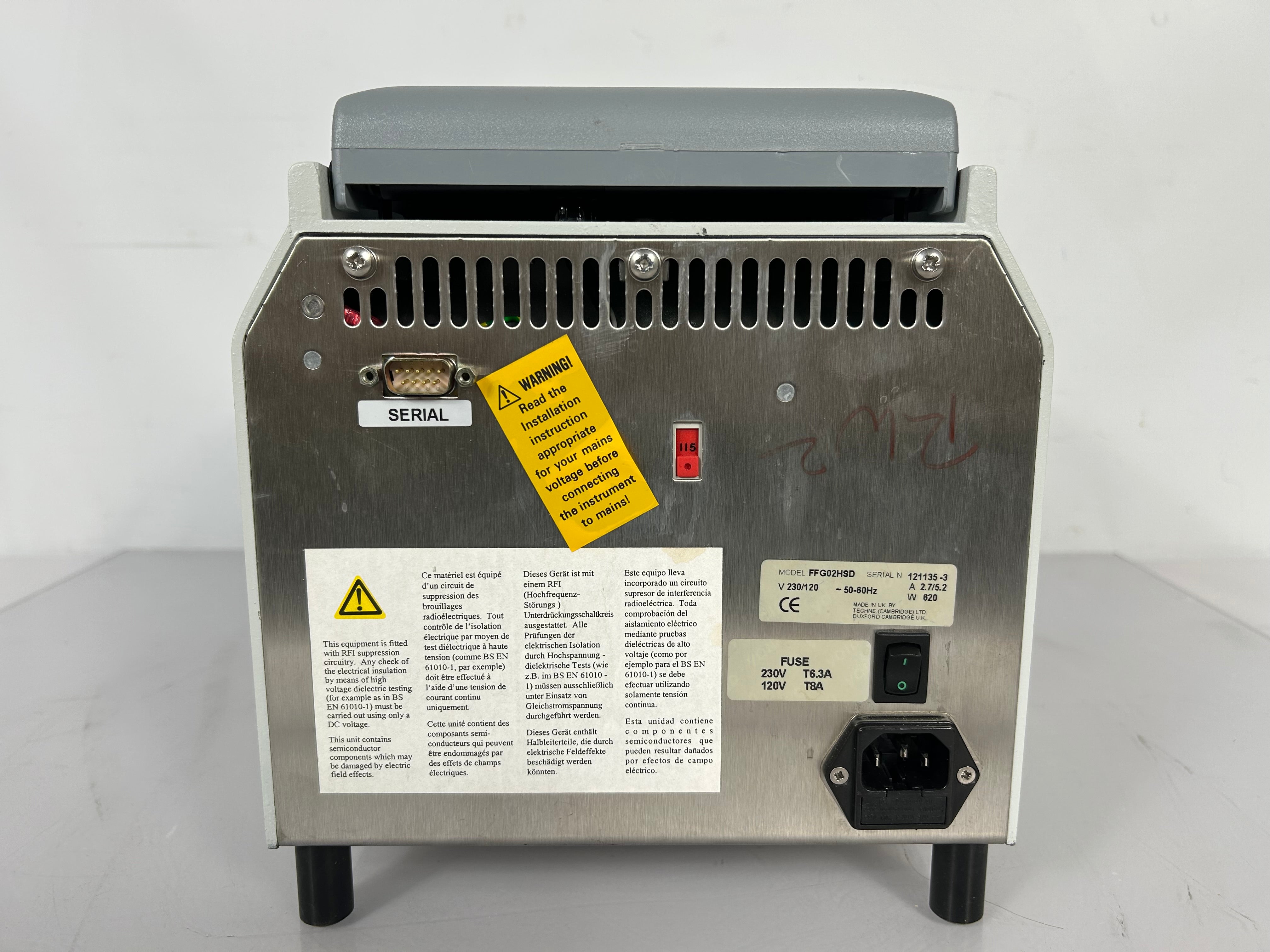 Techne Flexigene PCR Thermal Cycler Model FFG02HSD