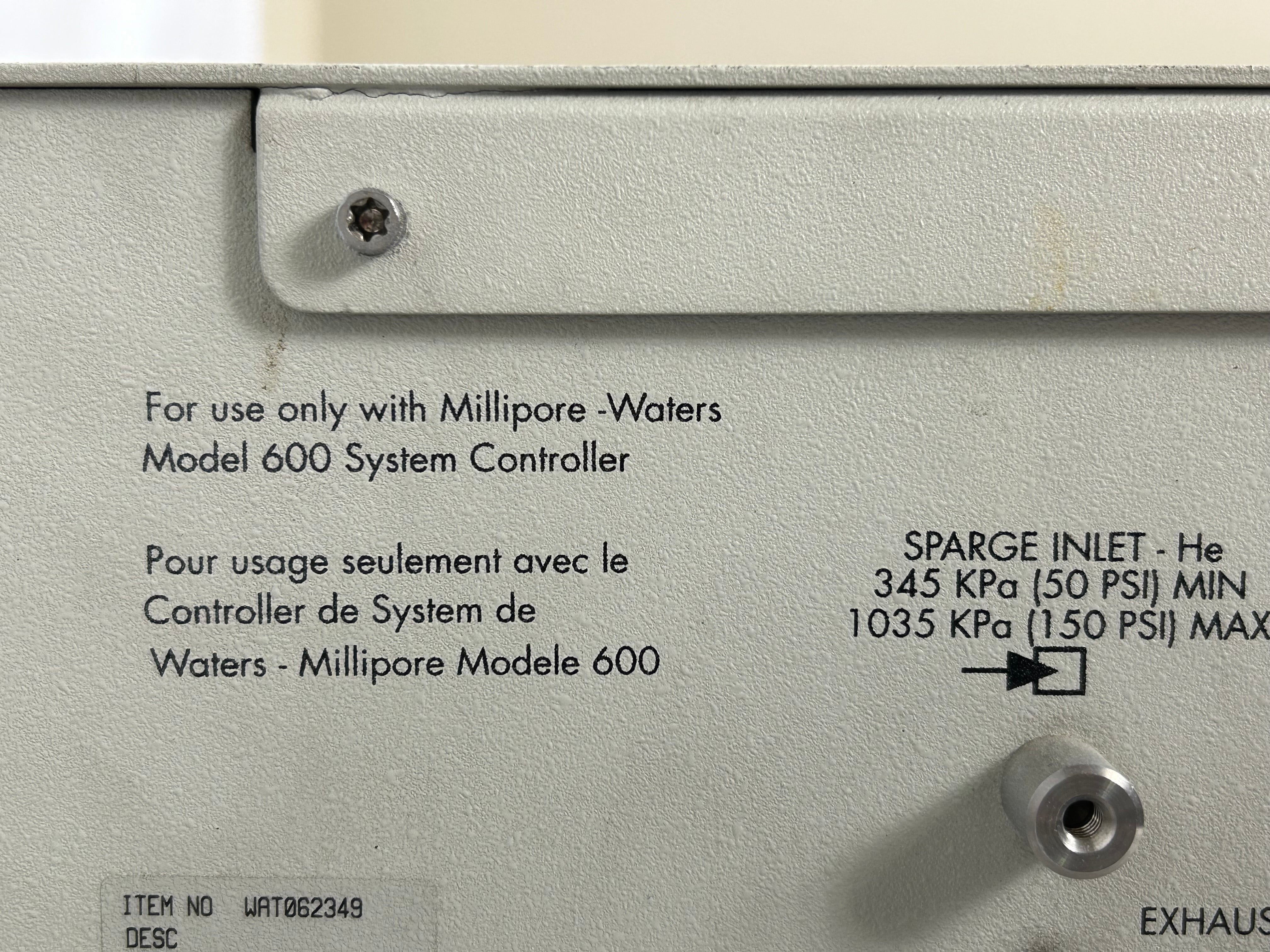 Waters 600 Multi-Solvent Delivery System