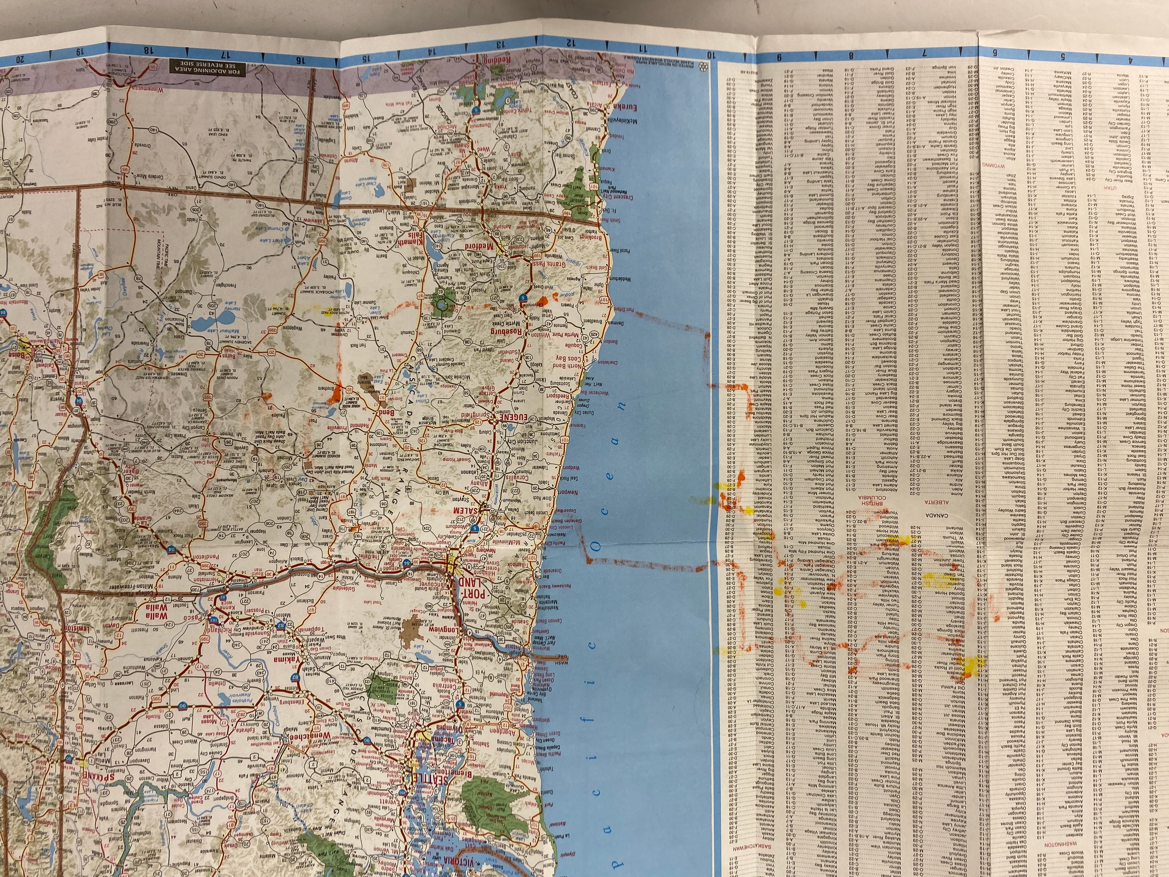 5 AAA Regional Road Maps incl Central States/Southeastern States/Western States
