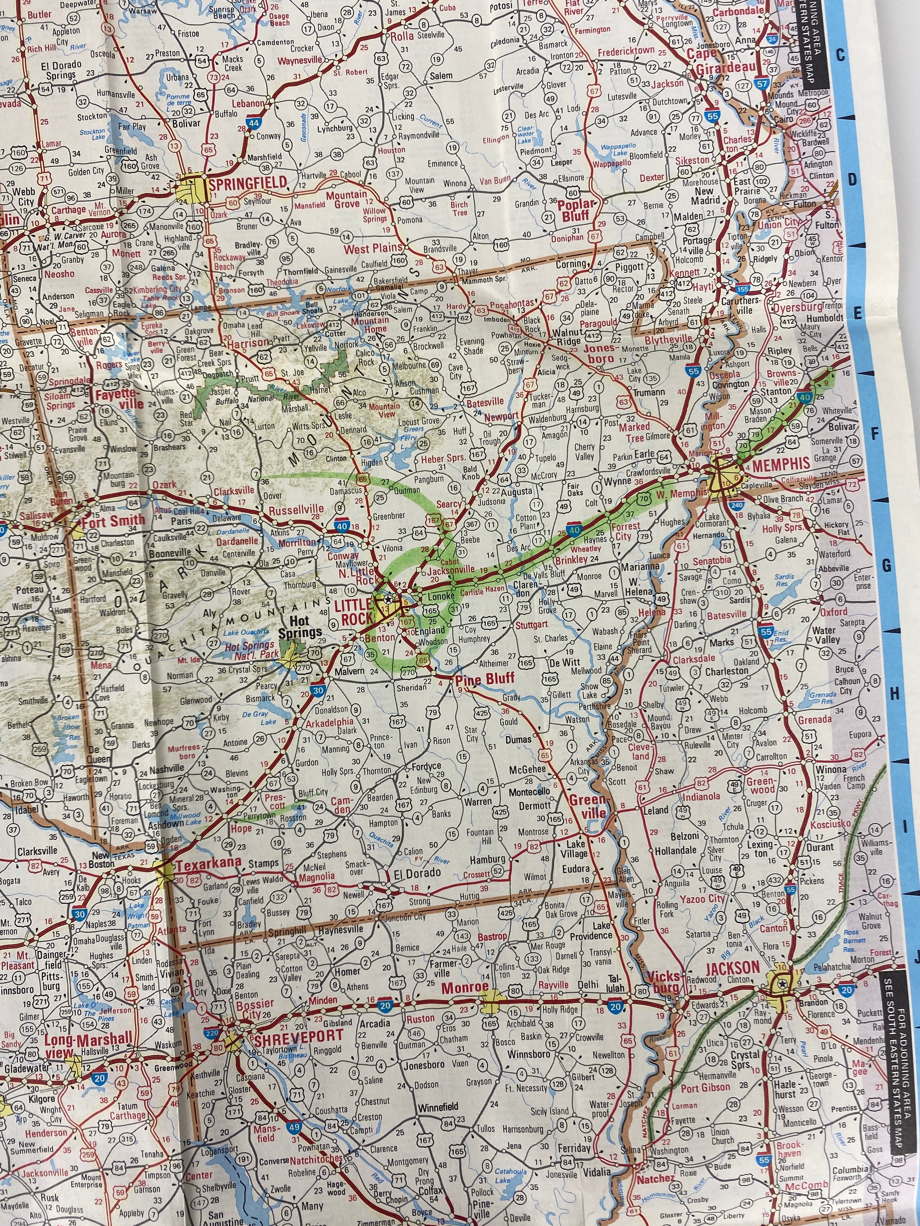 5 AAA Regional Road Maps incl Central States/Southeastern States/Western States