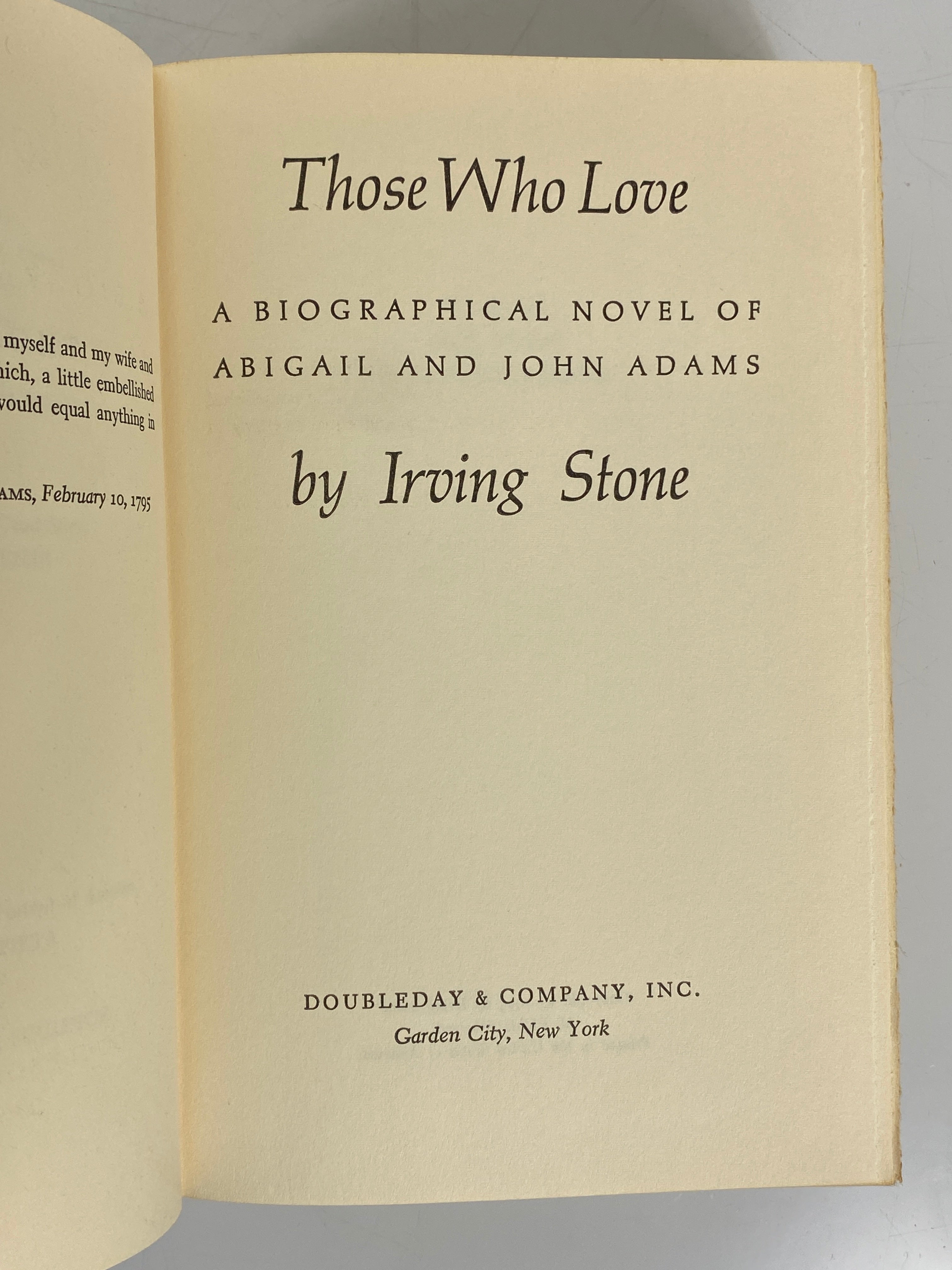 5 Irving Stone incl The Origin/Love is Eternal/The Agony & the Ecstasy 1951-80