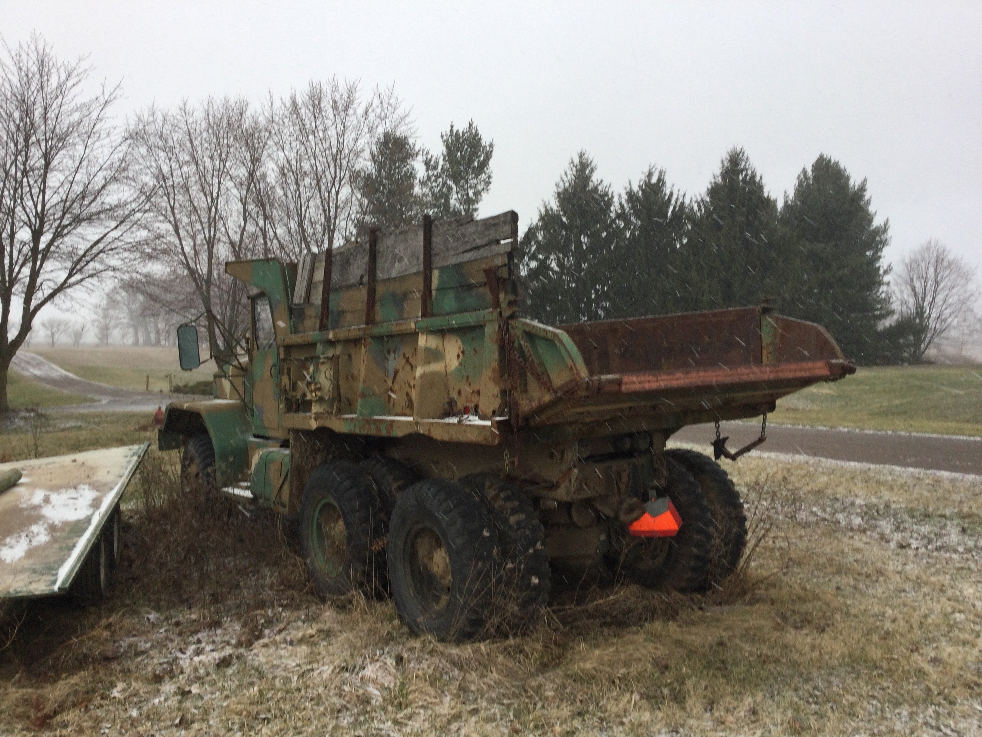 5-Ton 6x6 M-51 Army Dump Truck