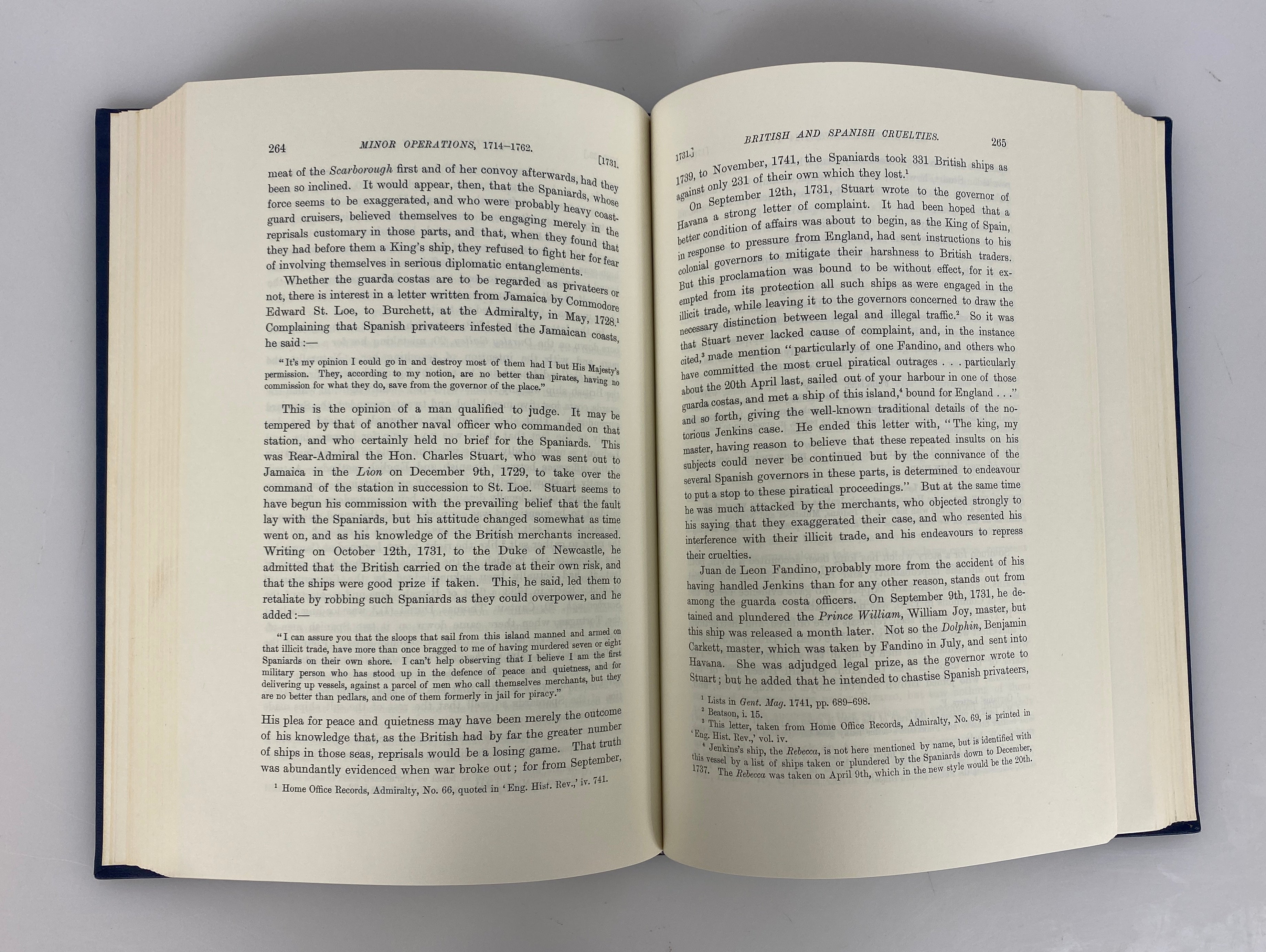 5 Vols: The Royal Navy A History by Clowes (2-6) 1966 Reprint Ex-Library HC