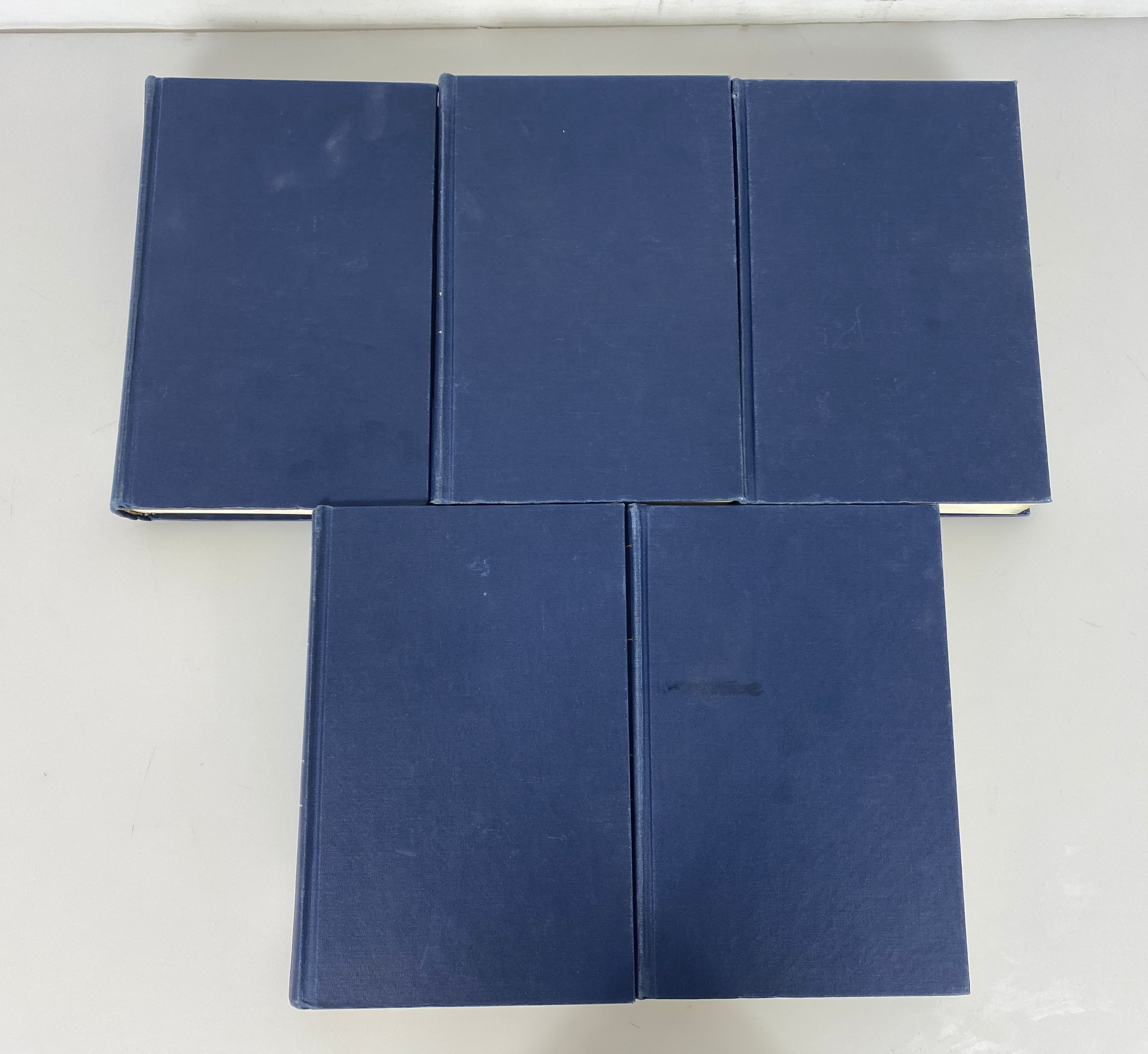 5 Vols: The Royal Navy A History by Clowes (2-6) 1966 Reprint Ex-Library HC
