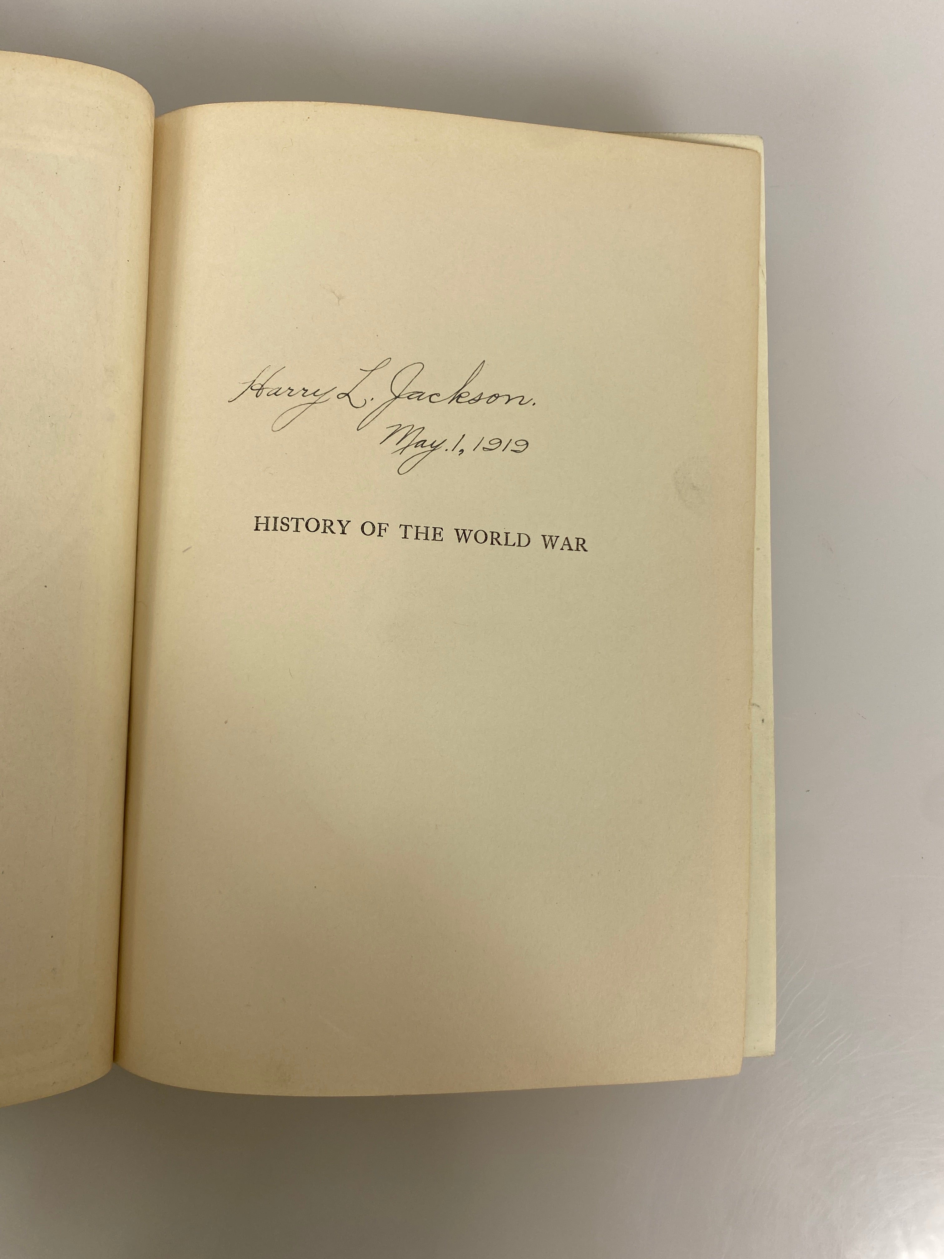 5 Volume Set: History of the World War by Frank Simonds 1917-1920 Ex-Library HC