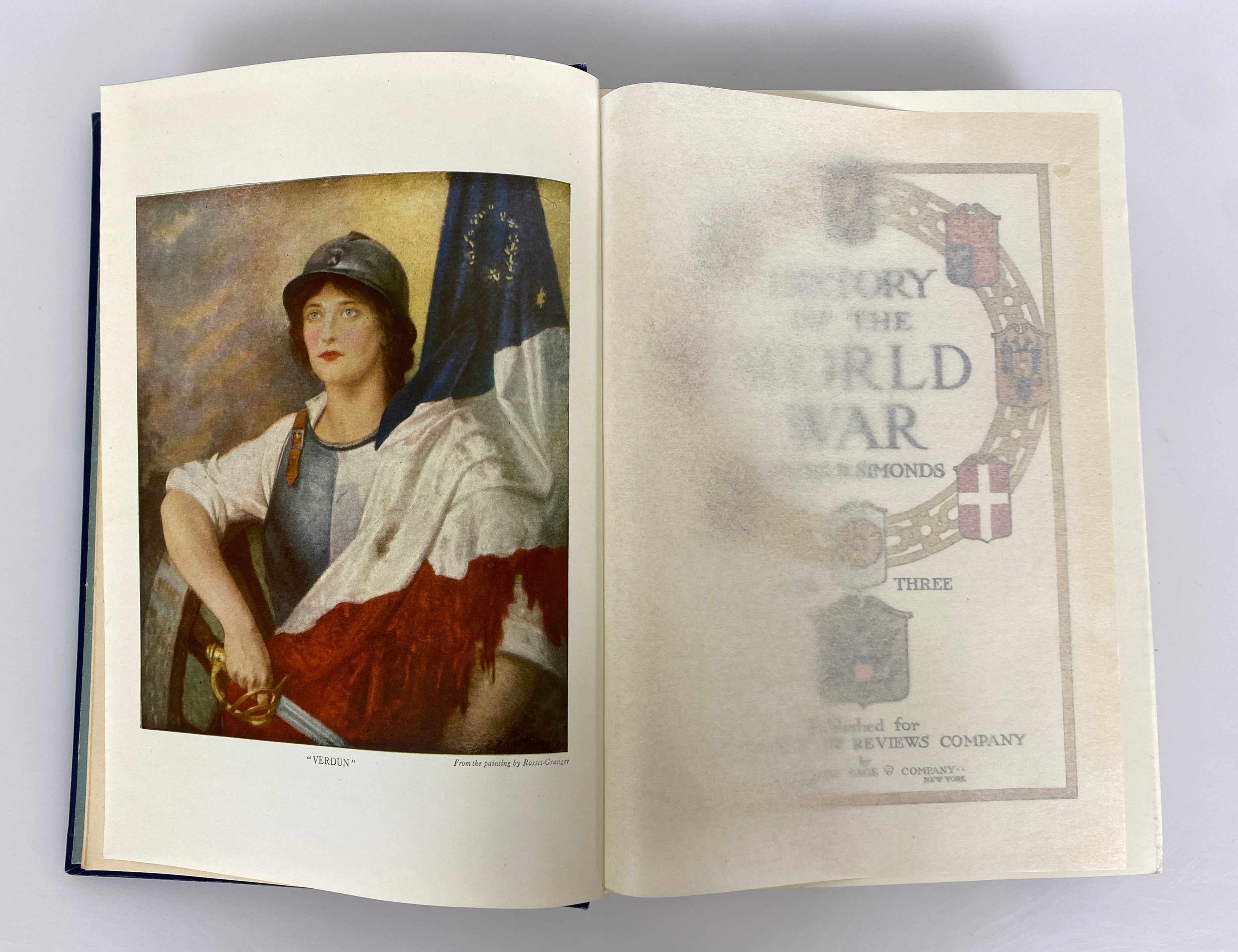 5 Volume Set: History of the World War by Frank Simonds 1917-1920 Ex-Library HC