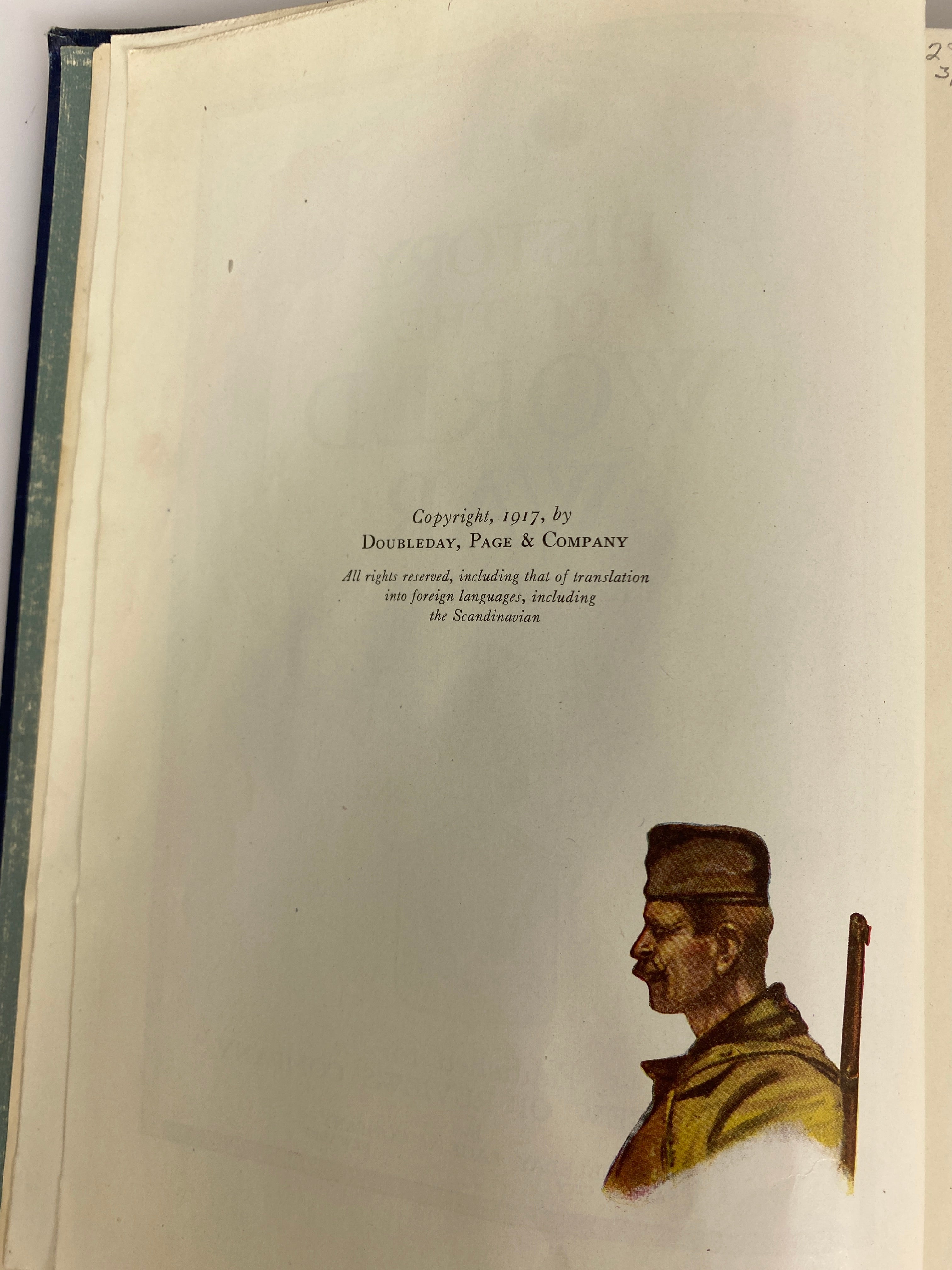 5 Volume Set: History of the World War by Frank Simonds 1917-1920 Ex-Library HC