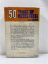 50 Years of Basketball by Lapchick 1968 Ex-library HCDJ