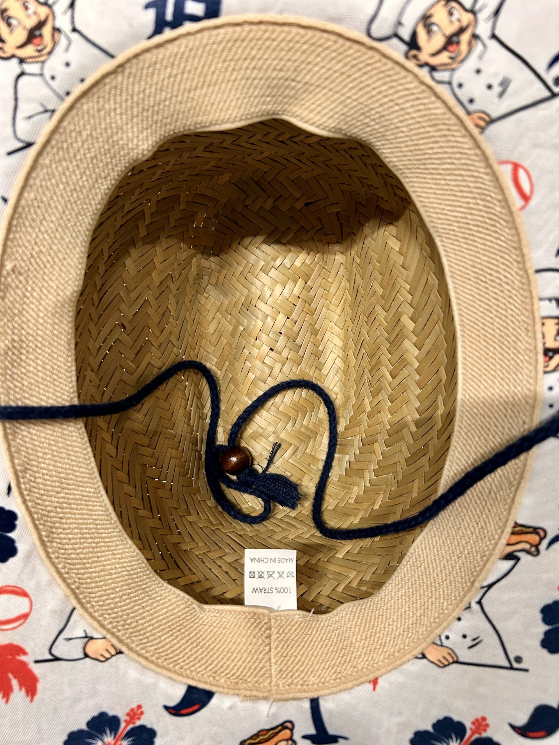 Detroit Tiger's X Coney Island Straw Sun Hat