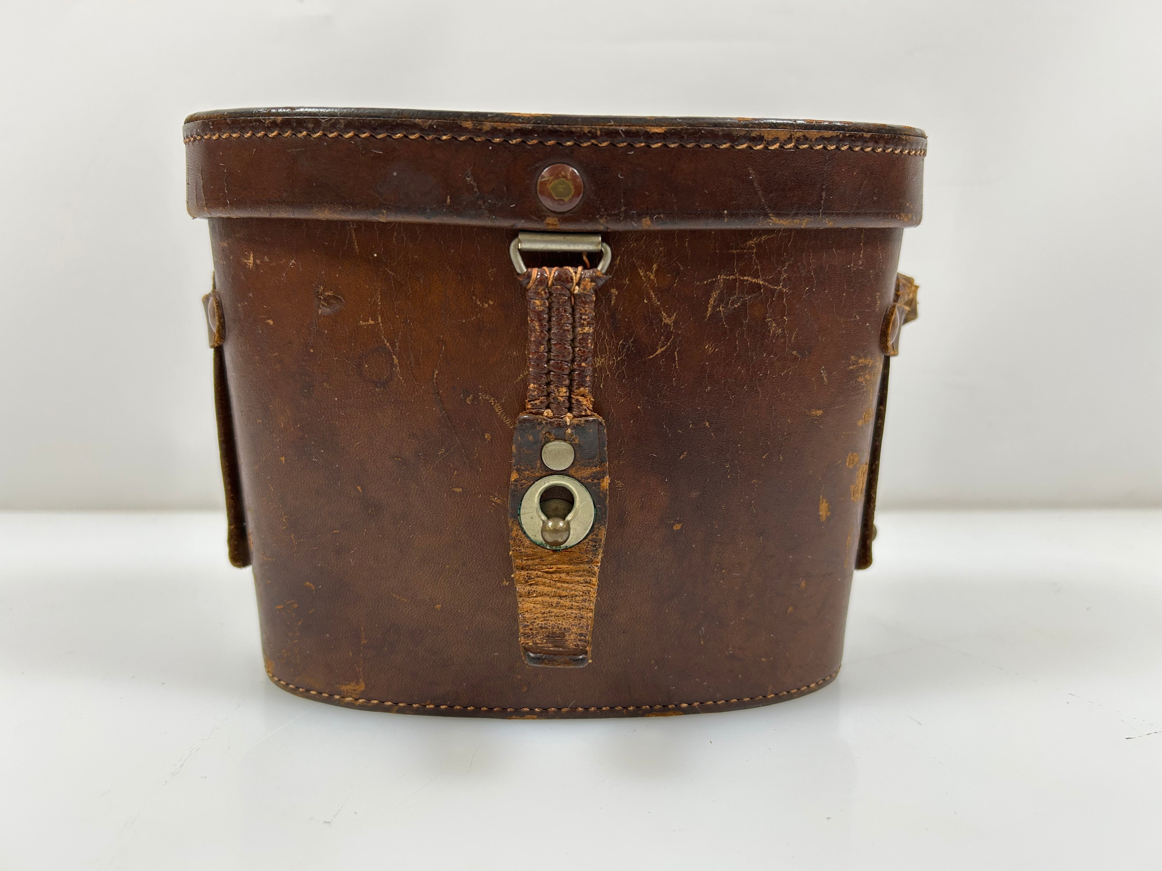 Carl Zeiss Vintage Brown Leather Binocular Case
