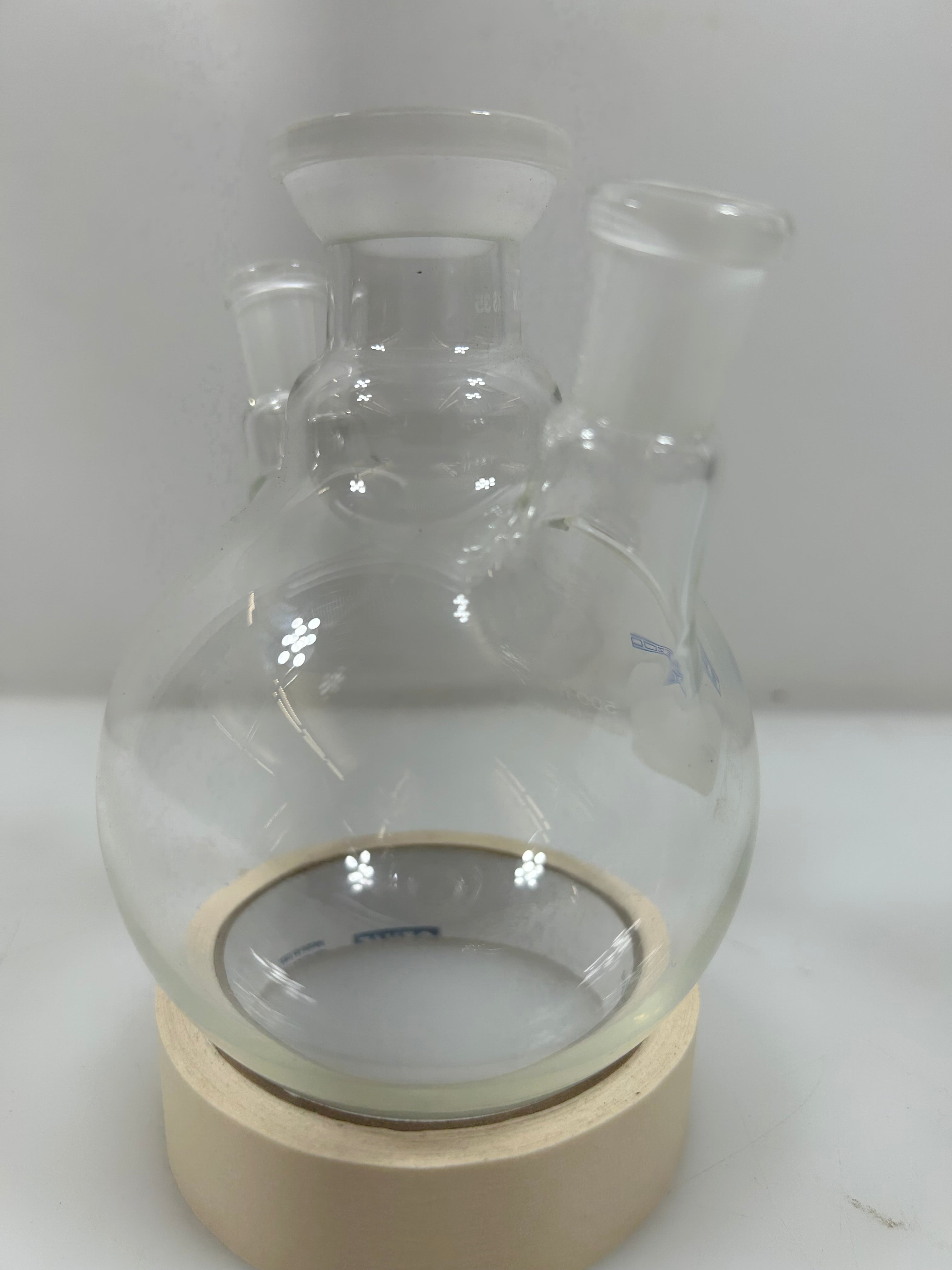 Lab Glass 500ml Three Neck Round Bottom Boiling Flask