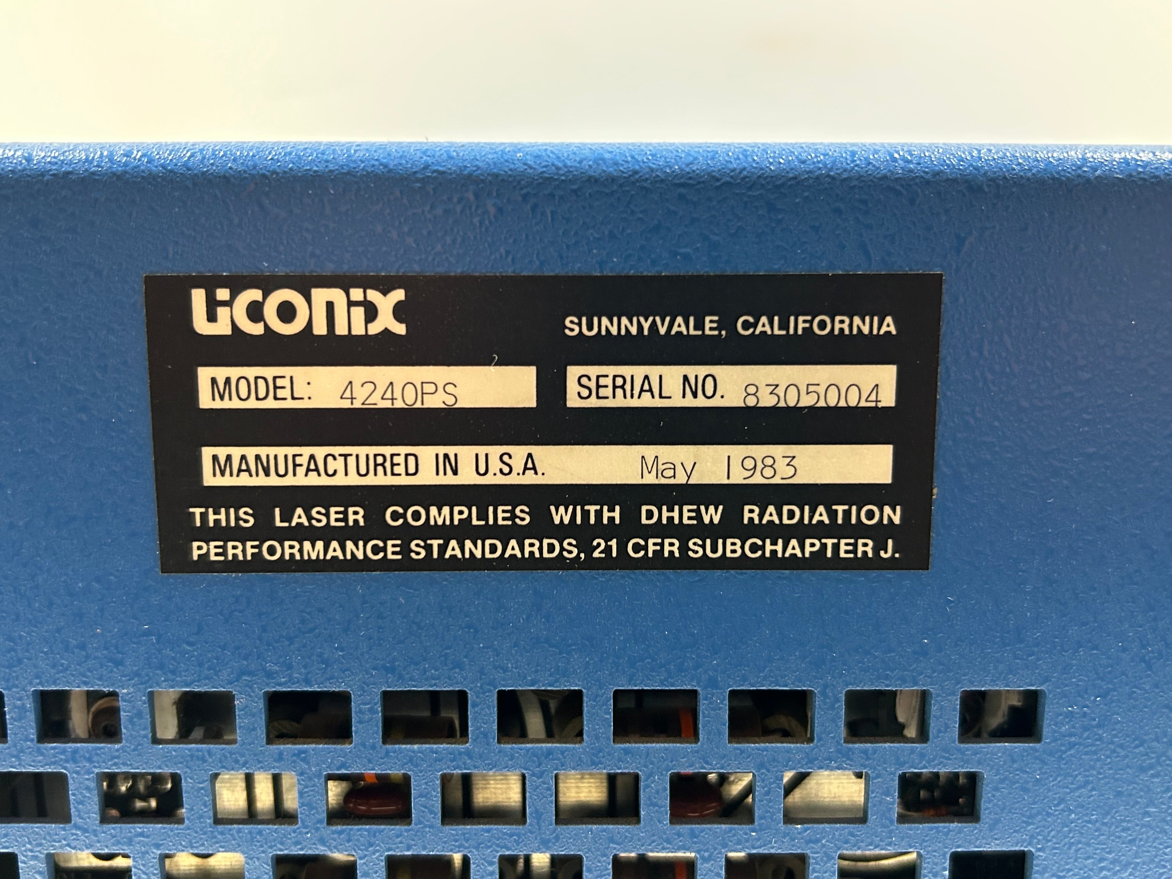 LiConix 4240PS Laser Power Supply *Untested*
