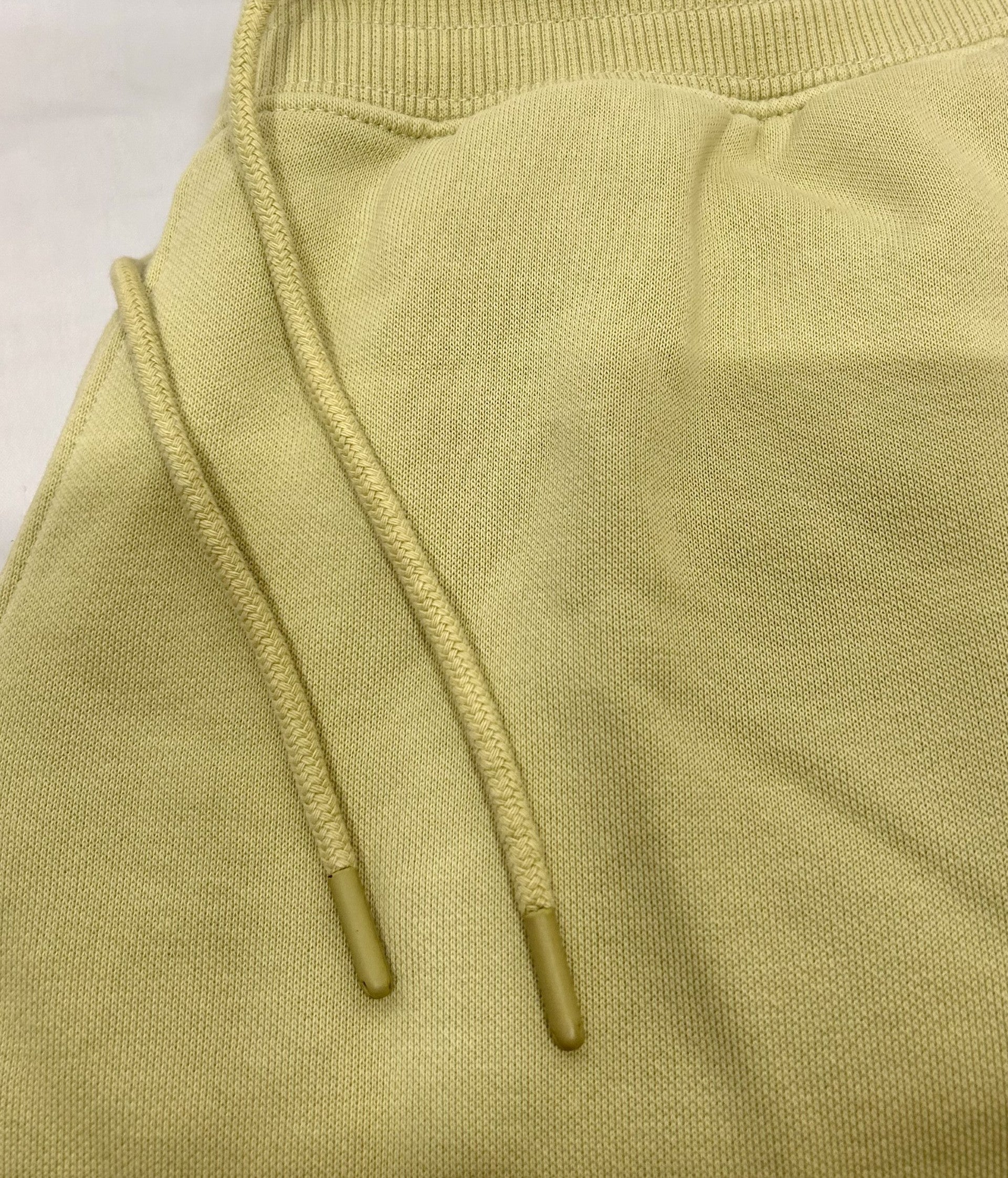 Puma Women's Script Logo Sweatpants in Tonal Lime