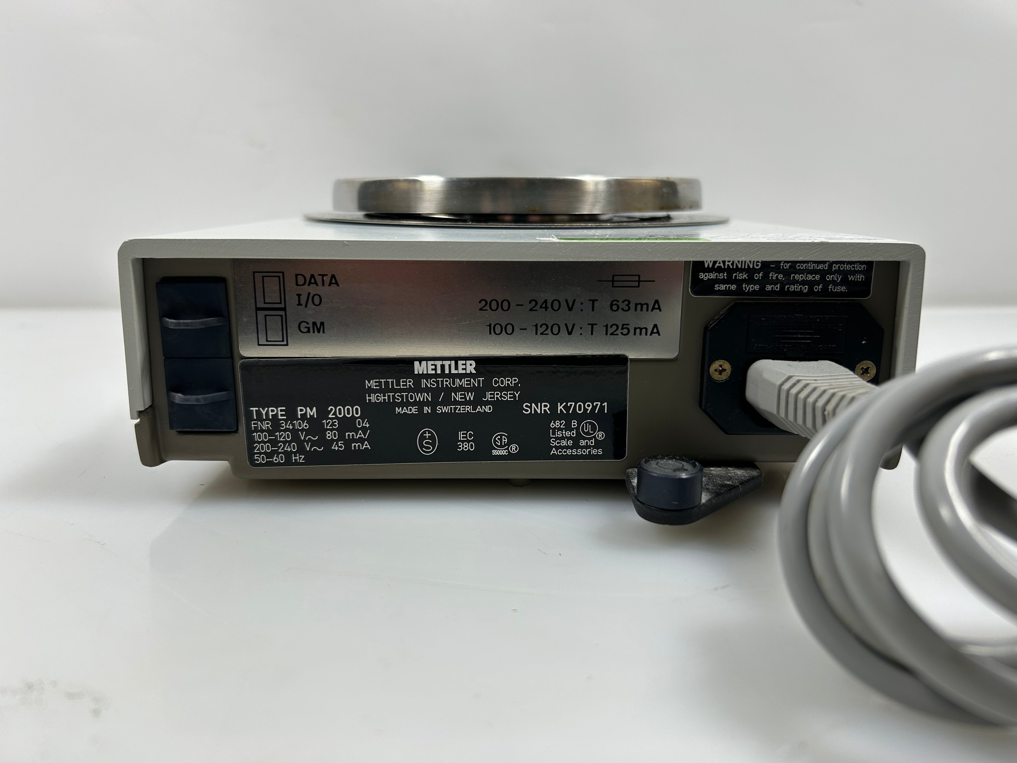 Mettler Toledo PM 2000 Balance Scale