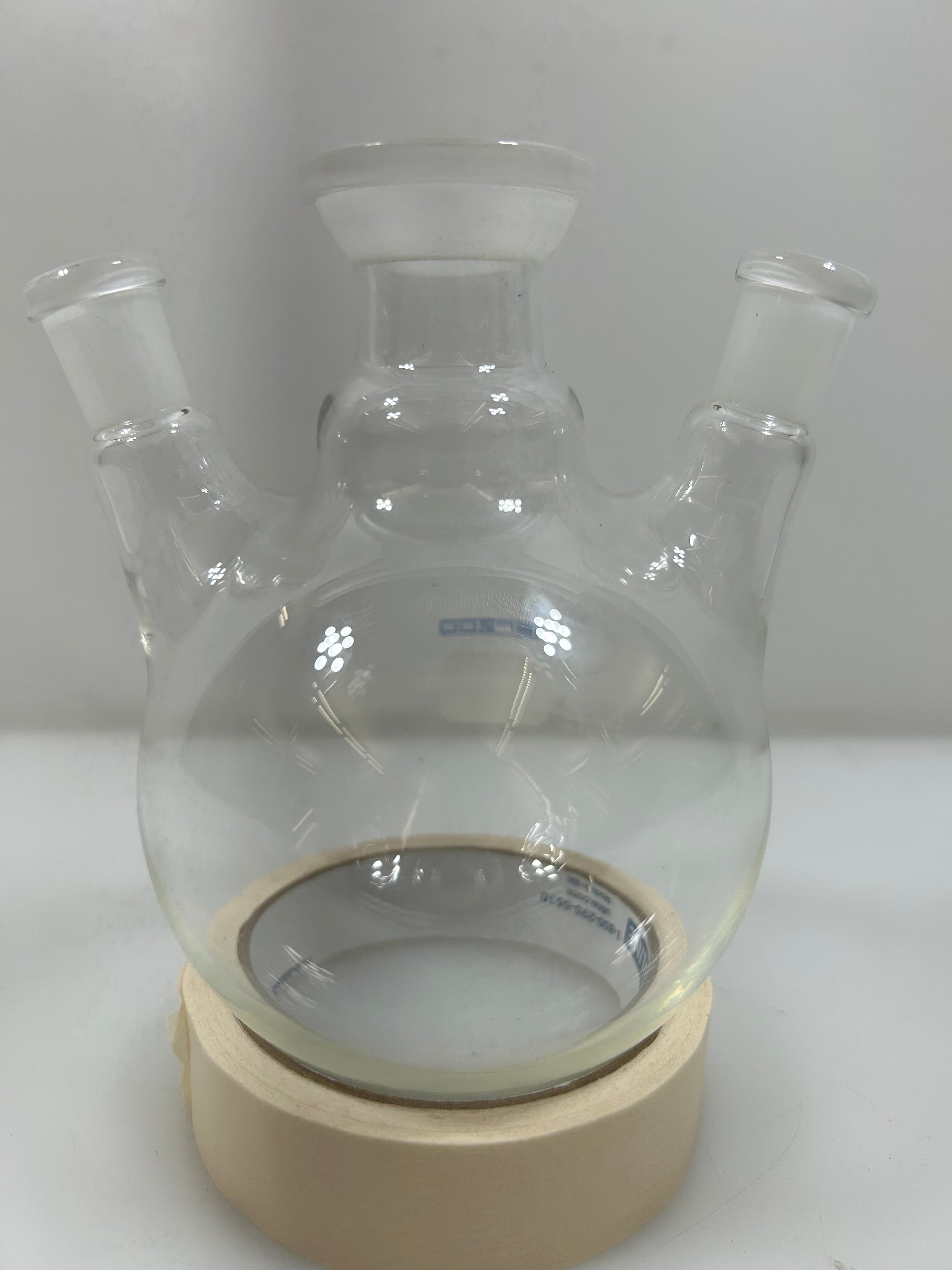 Lab Glass 500ml Three Neck Round Bottom Boiling Flask