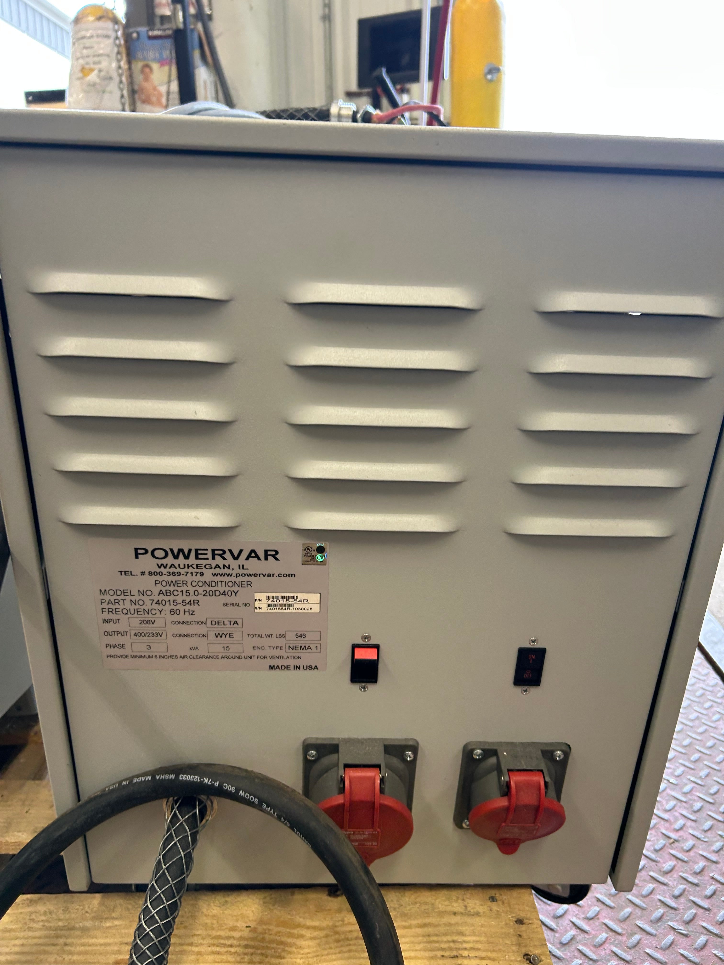 Set of 2 Powervar Power Conditioners *Untested*