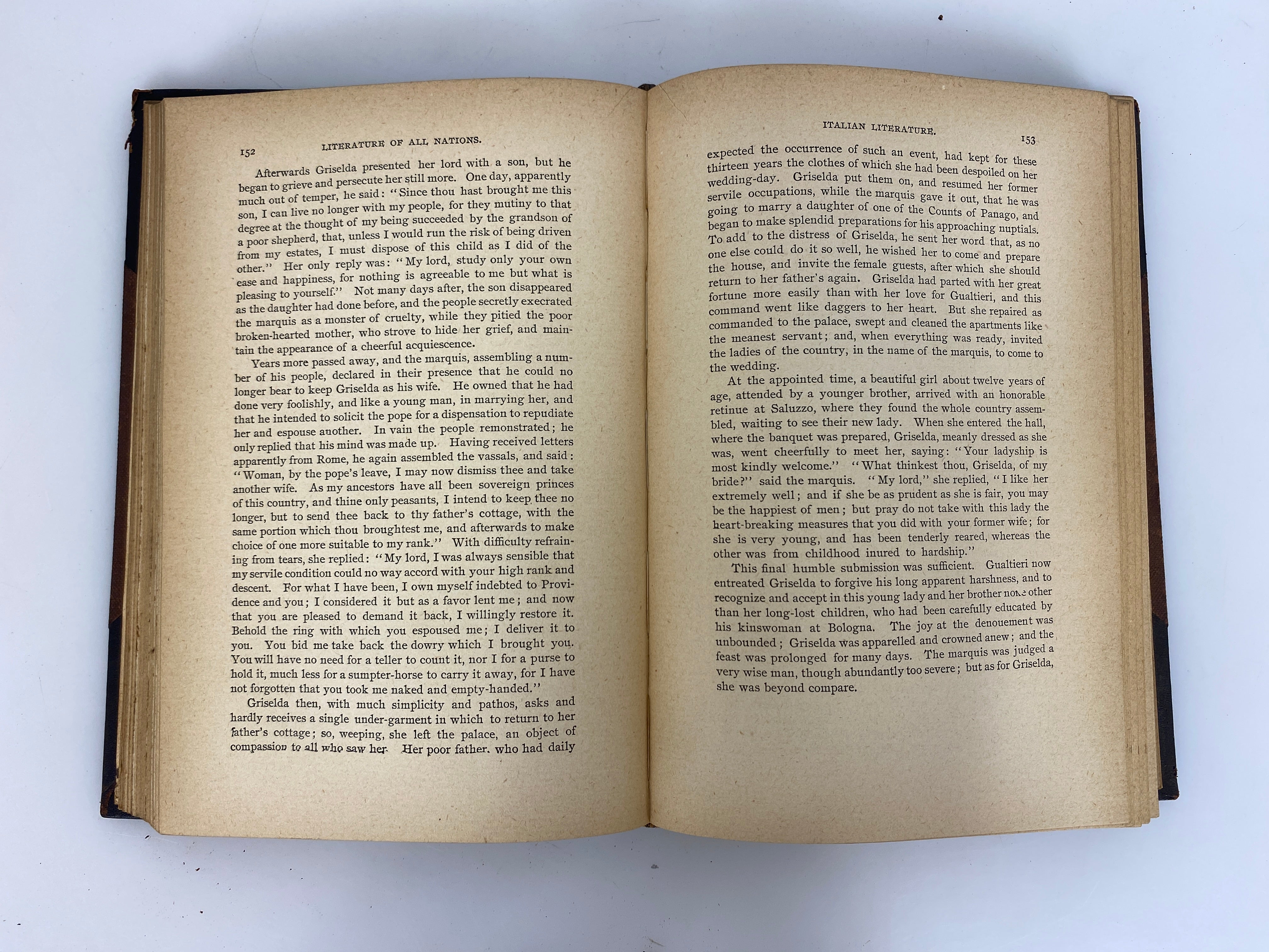 6 Antiques Volumes: The Literature of All Nations & All Ages 1902 HC