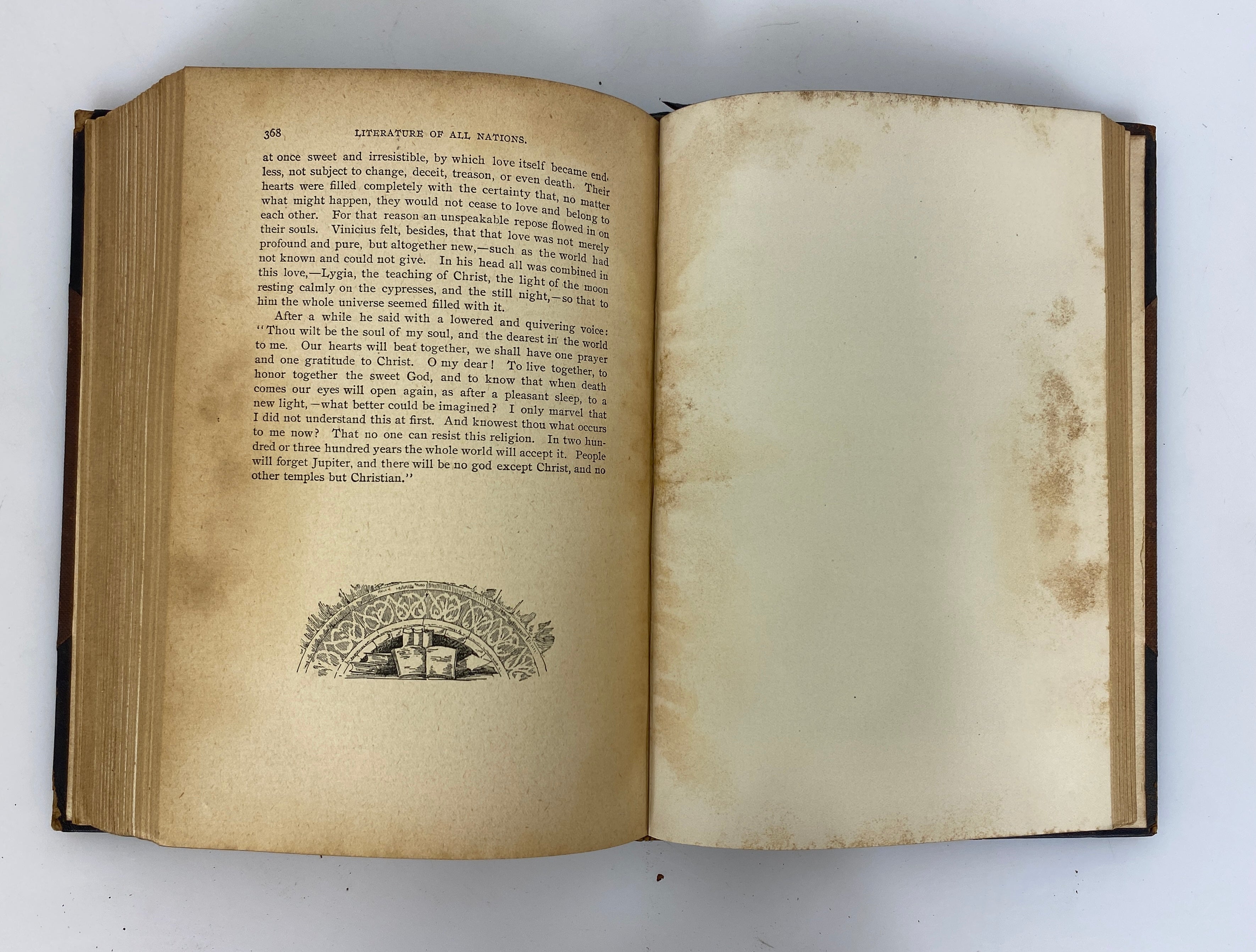 6 Antiques Volumes: The Literature of All Nations & All Ages 1902 HC