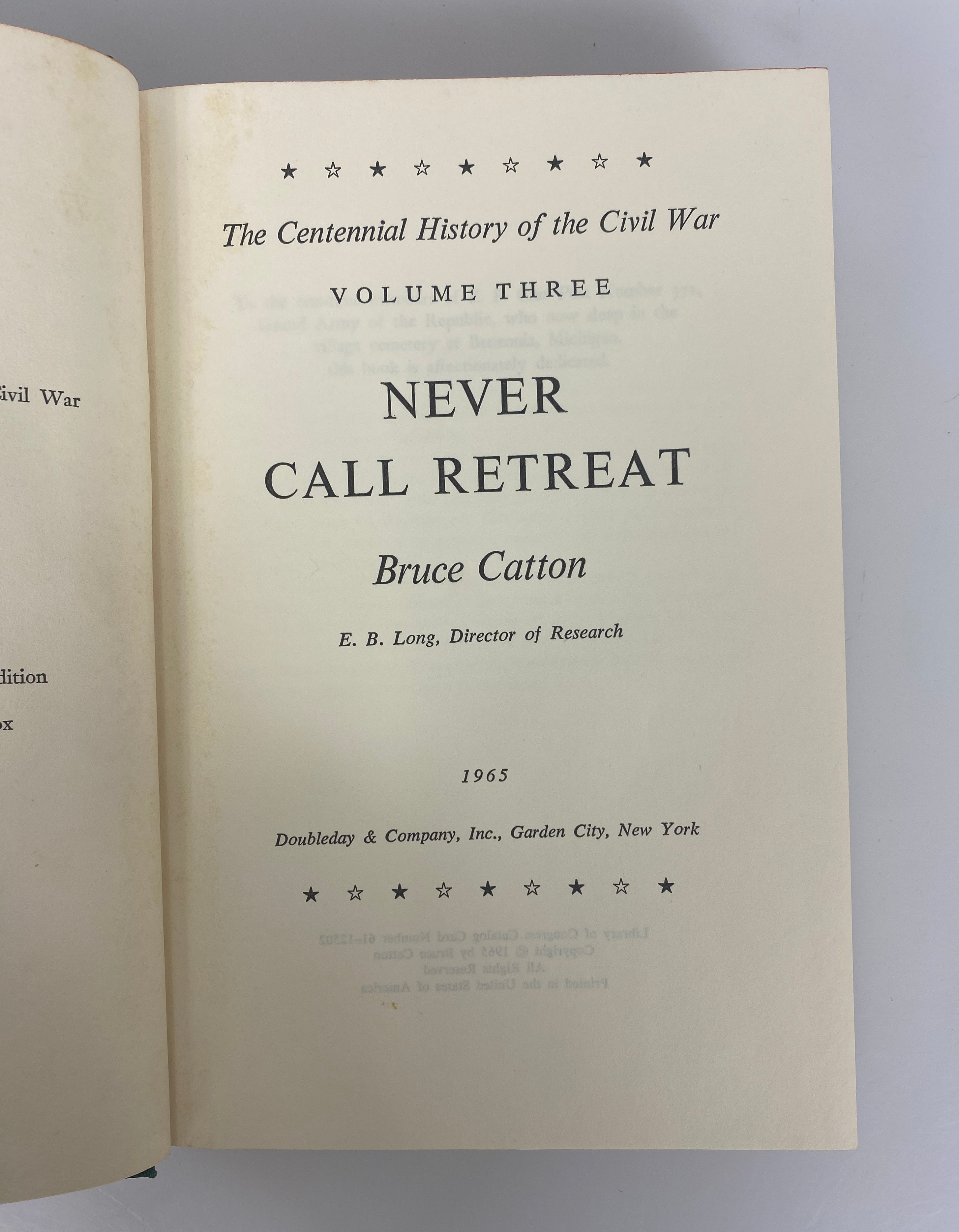 6 Bruce Catton: Army of the Potomac Trilogy History of the Civil War 1952-65 HC