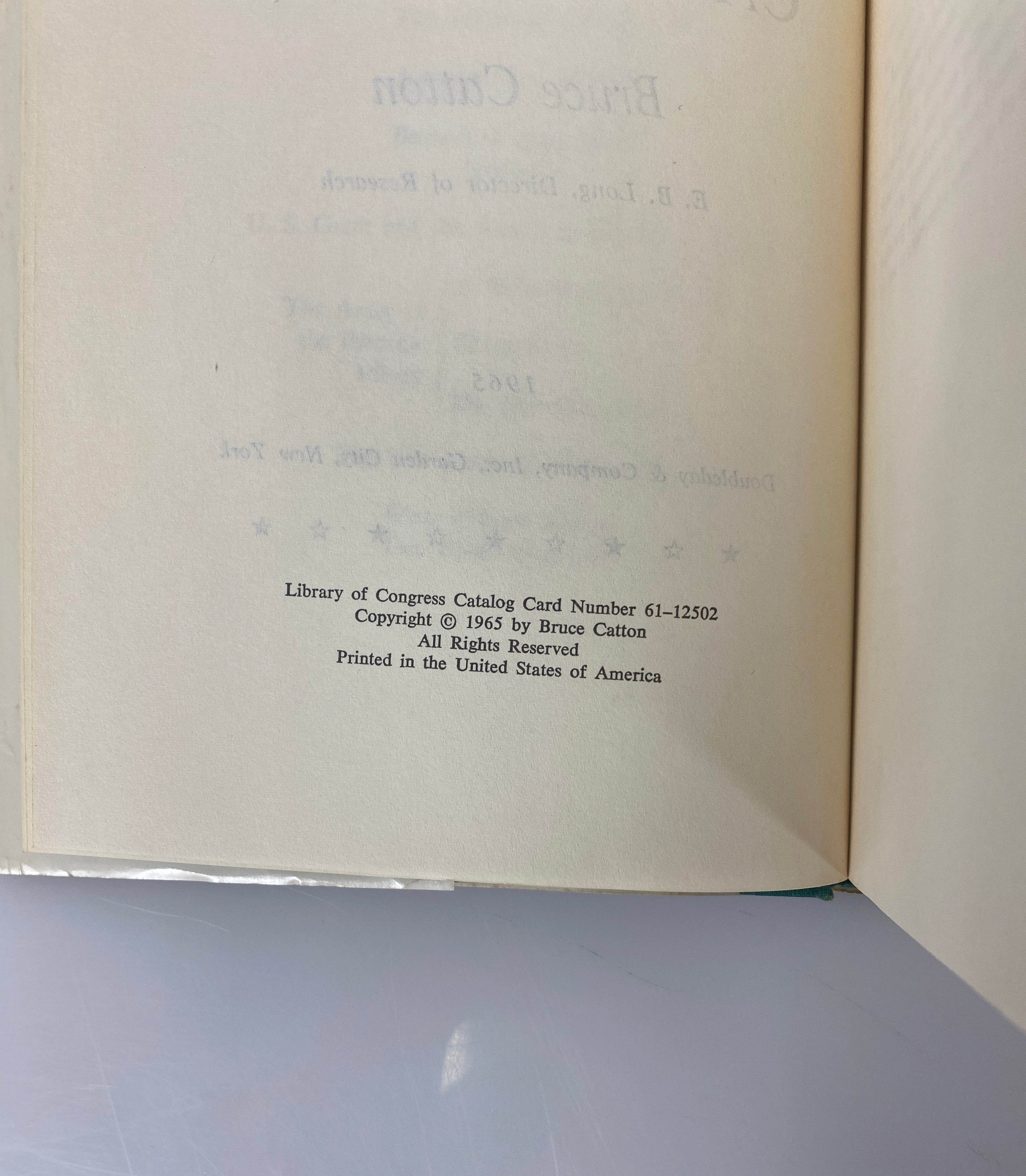 6 Bruce Catton: Army of the Potomac Trilogy History of the Civil War 1952-65 HC